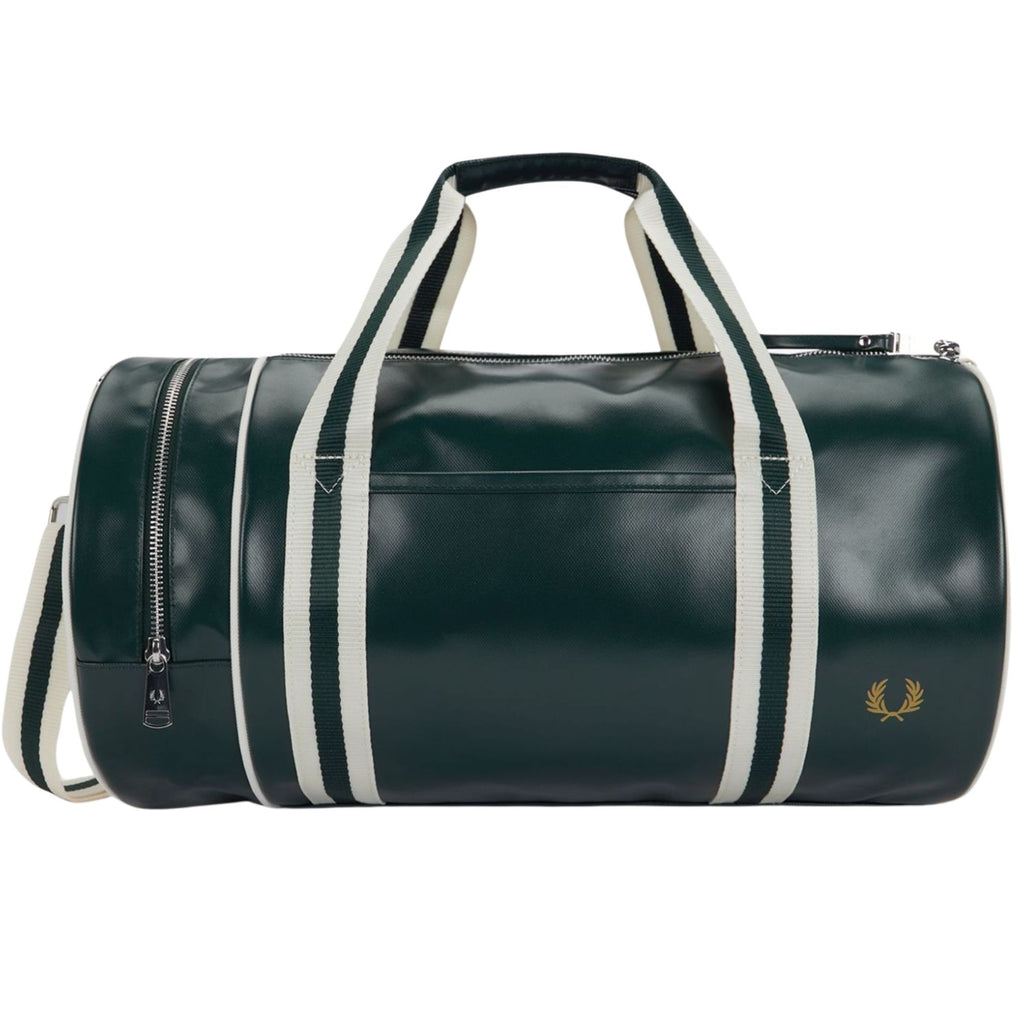 Fred Perry Classic Barrel Bag - Grassroots/Ecru