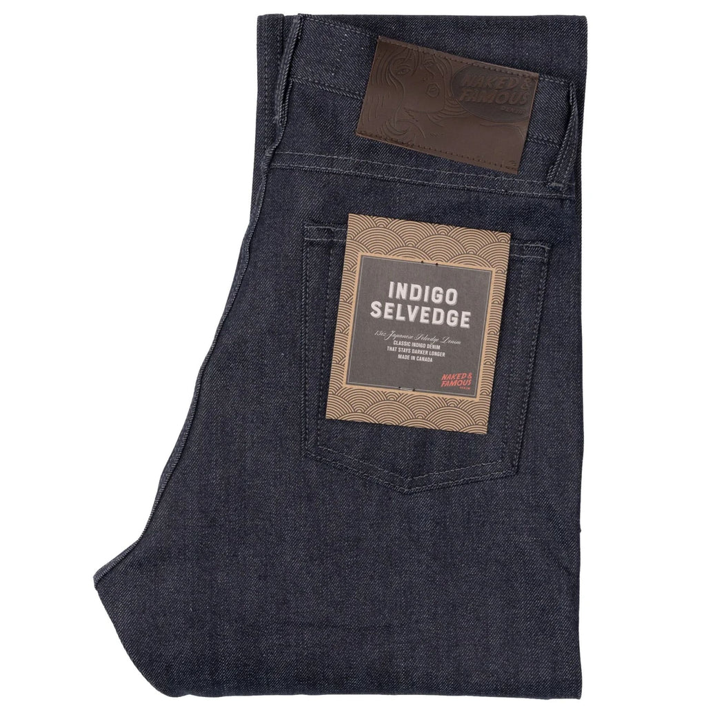 Naked and Famous Denim True Guy Indigo Selvedge - Indigo