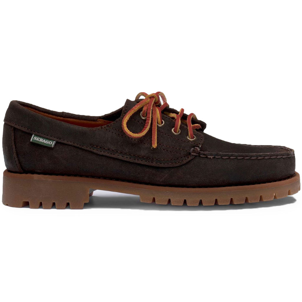 Sebago Askook Lug Suede Waxed - Dark Brown