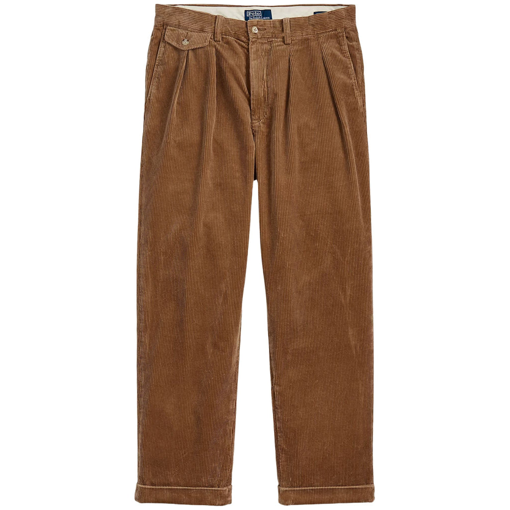 Polo Ralph Lauren Whitman Relaxed Fit Corduroy Trousers - Tan Brown