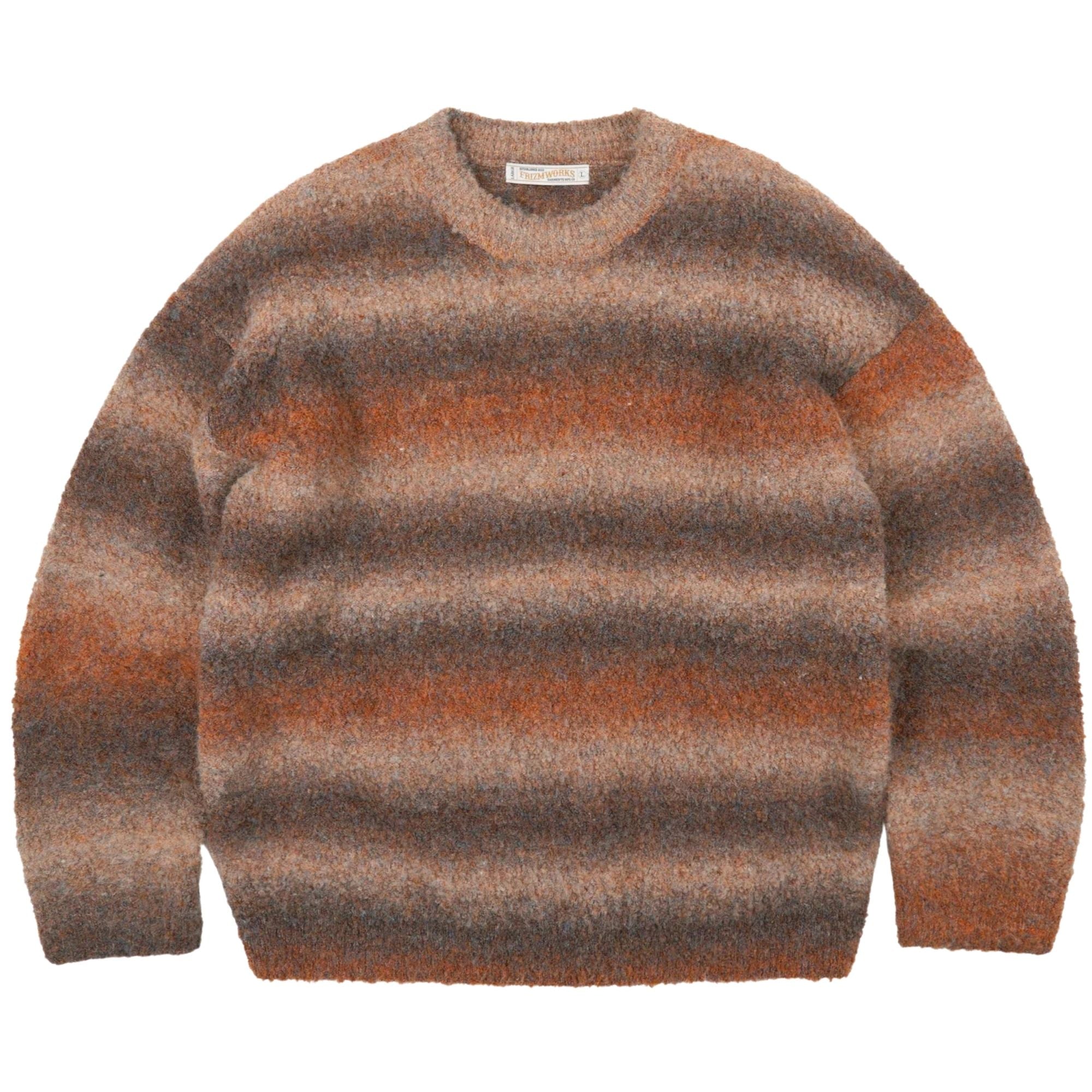FrizmWORKS Gradation Boucle Knit - Sunset