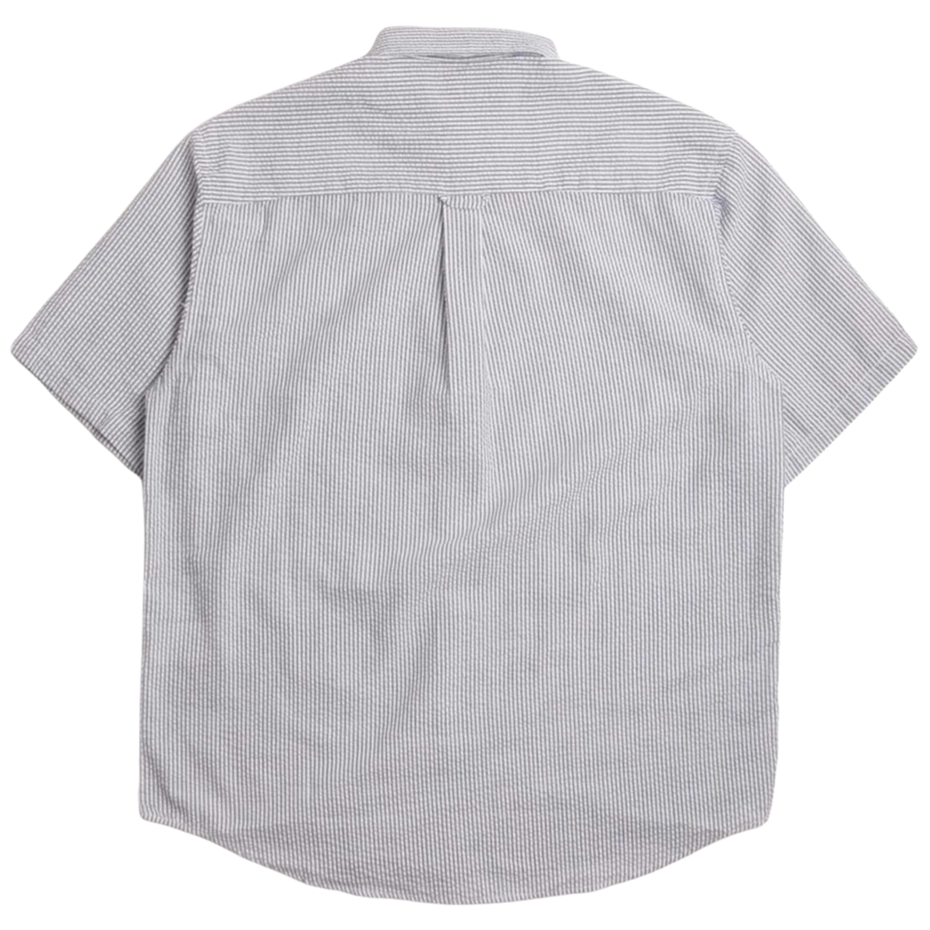 FrizmWORKS OG Stripe Seersucker Half Shirt - Black