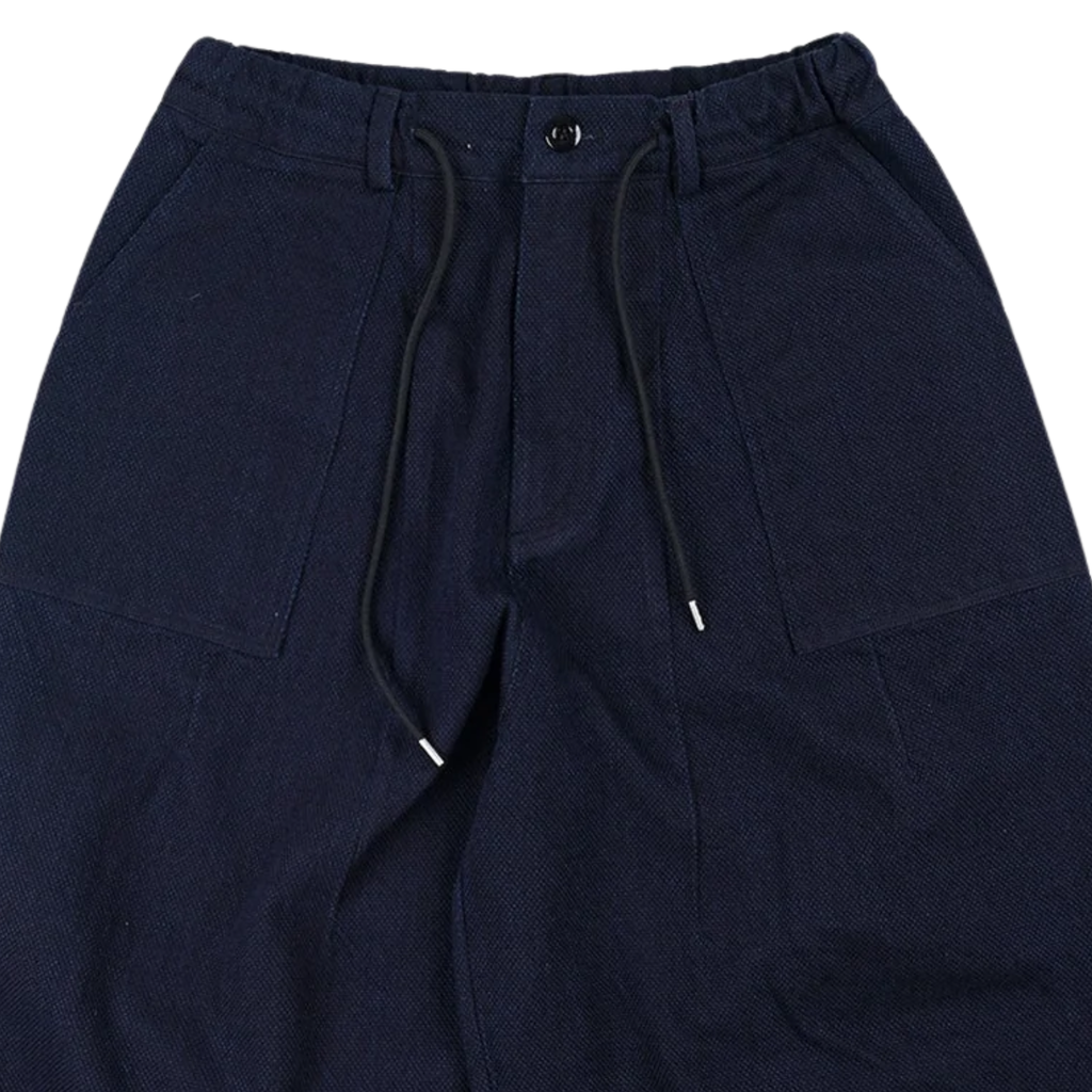 FrizmWORKS Sashiko Denim Balloon Pants - Indigo