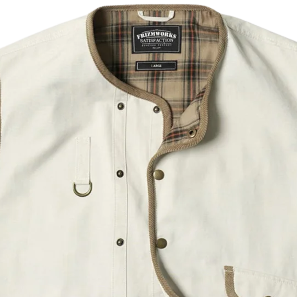 FrizmWORKS Heritage Hunting Vest - Cream