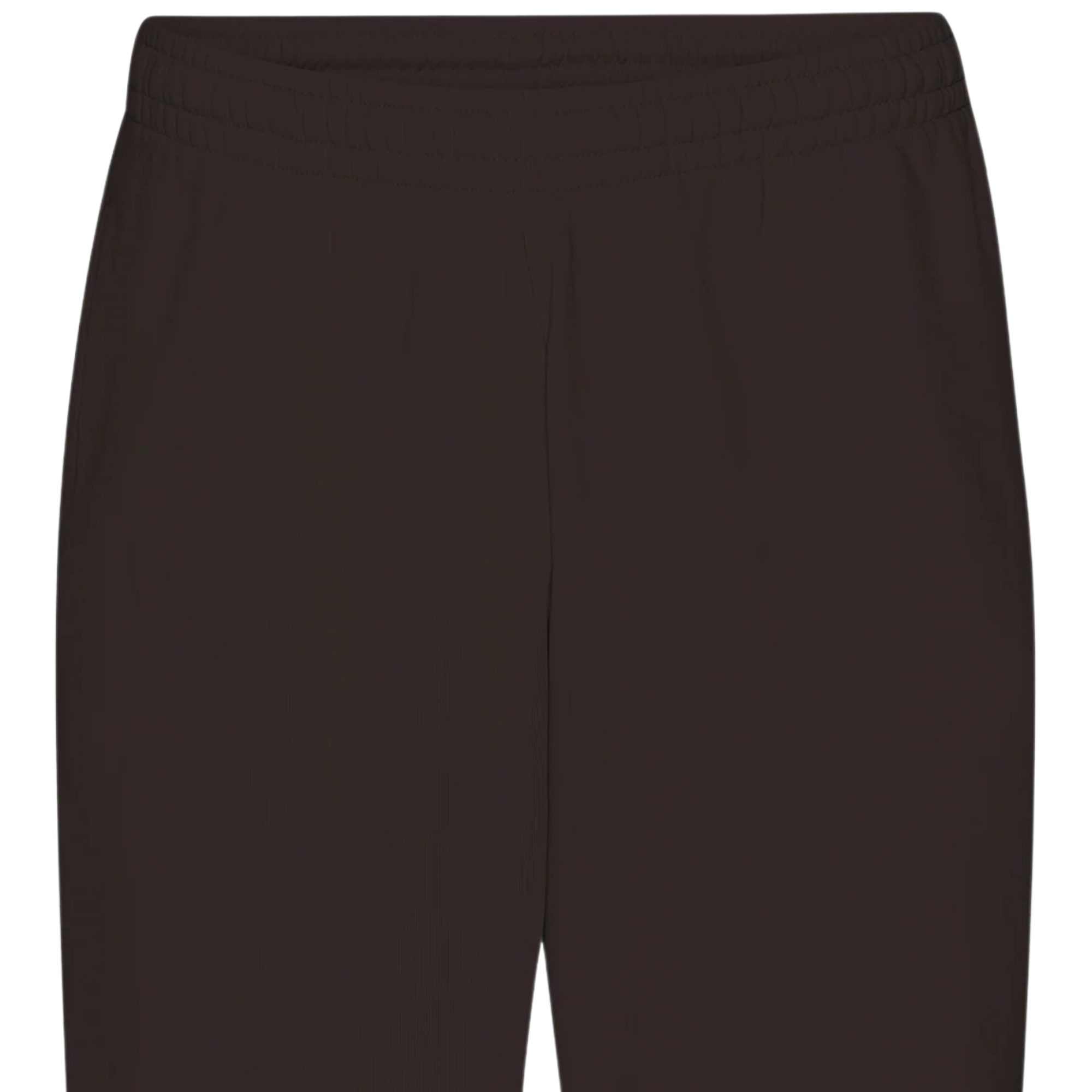 Organic Straight Leg Sweatpants - Coffee Brown
