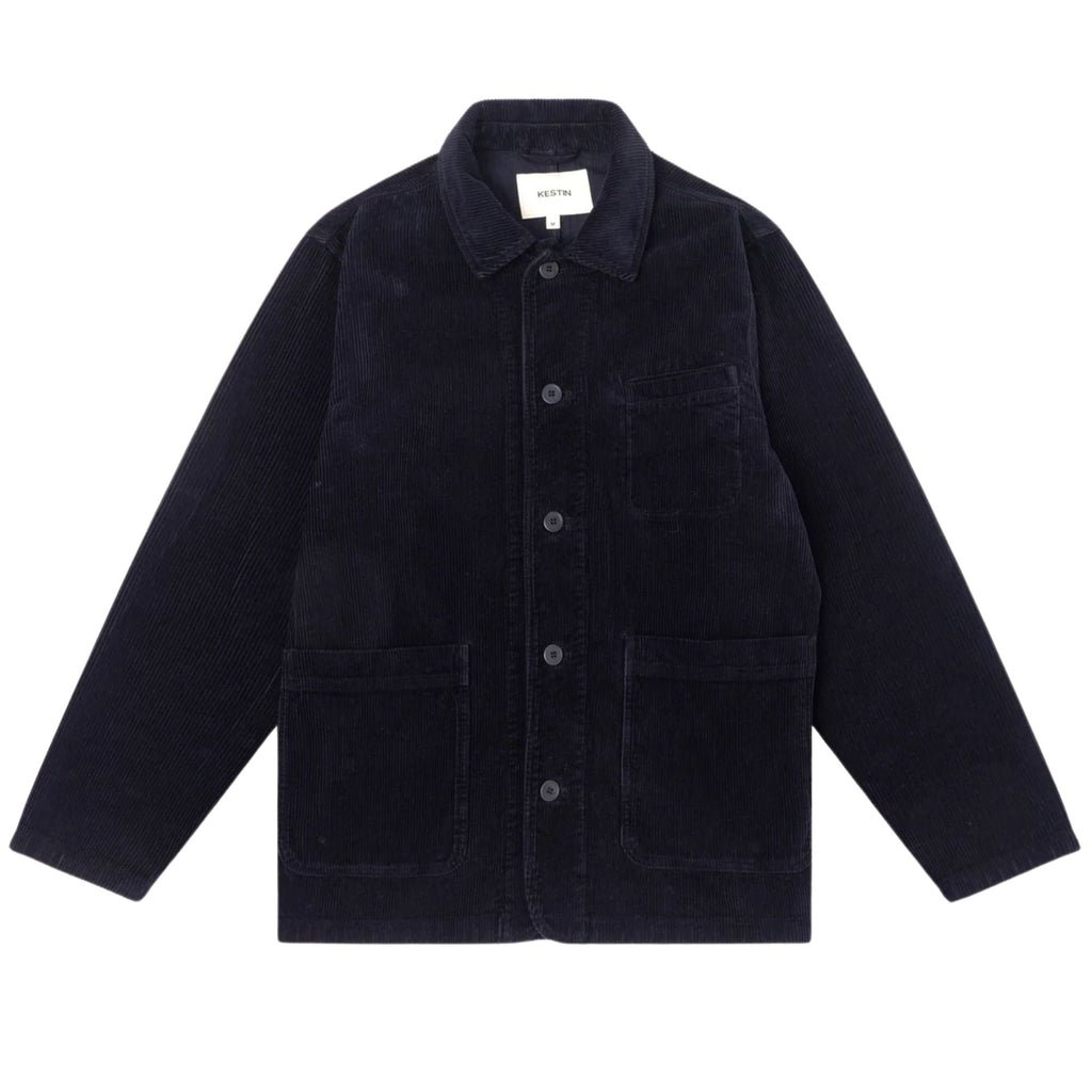 Kestin 8-Wale Organic Corduroy Huntly Jacket - Ink Navy