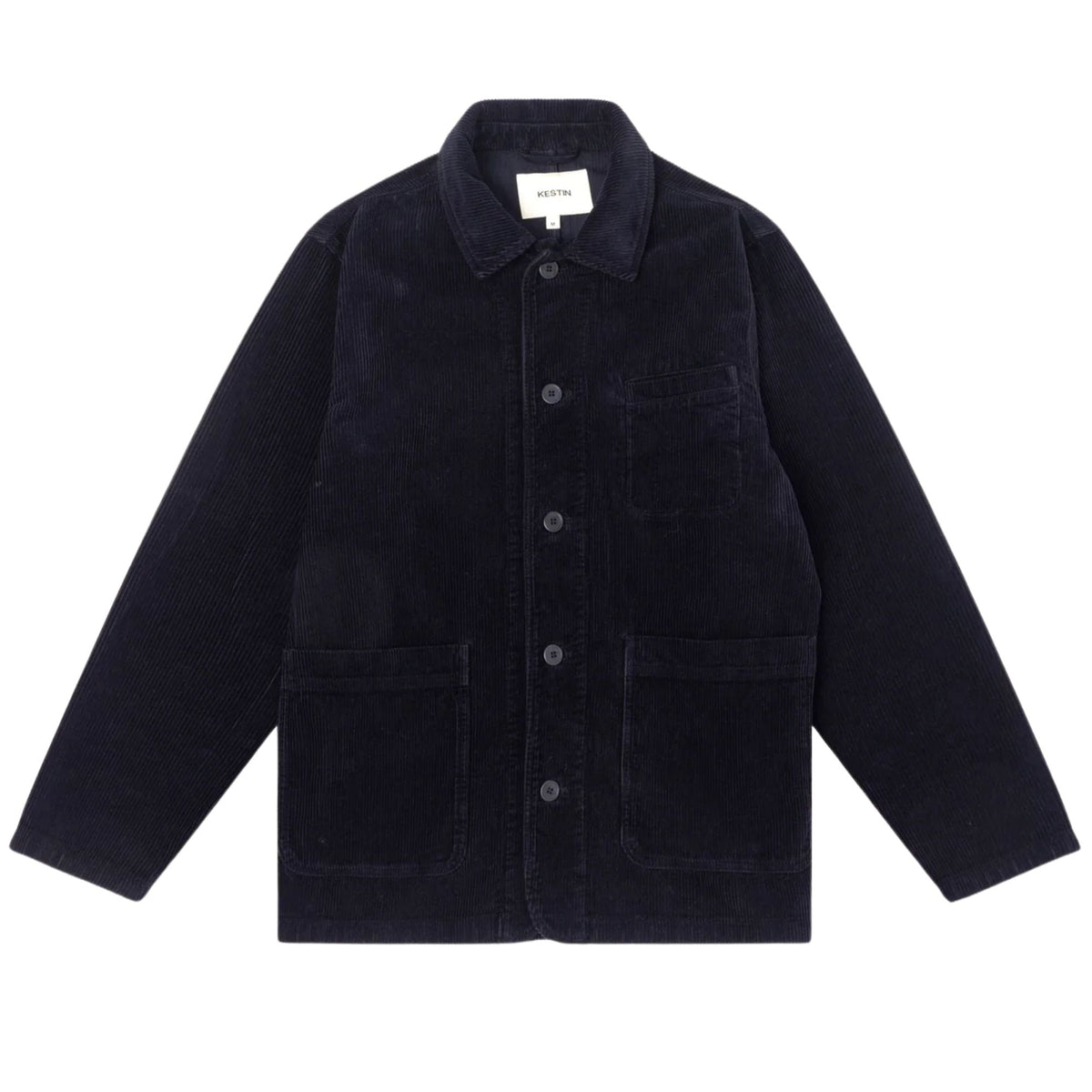 Kestin 8-Wale Organic Corduroy Huntly Jacket - Ink Navy