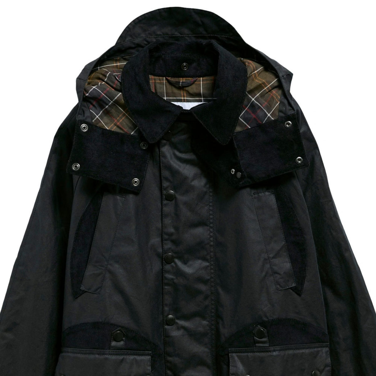 Barbour x Norbit Long Wax Jacket - Sage