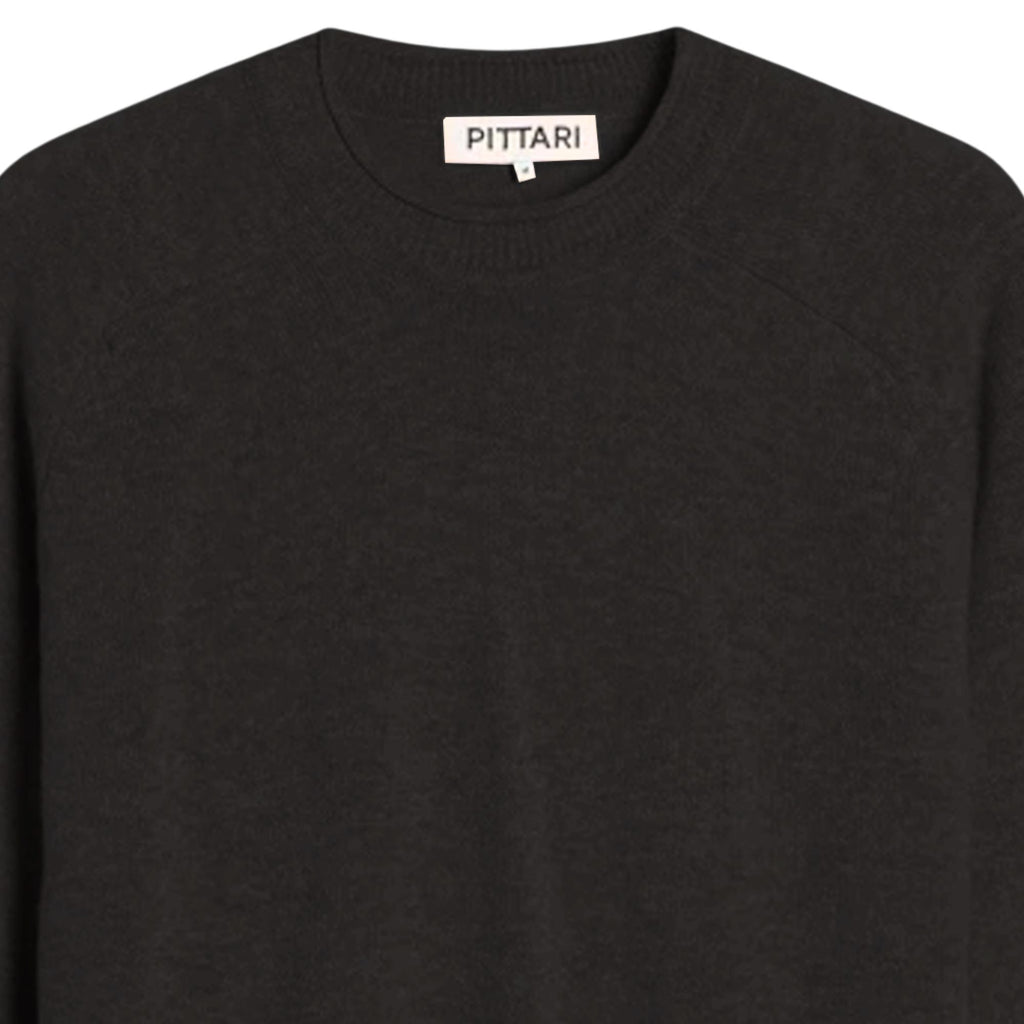 Pittari Usk Lambswool Roll Collar Jumper - Cocoa