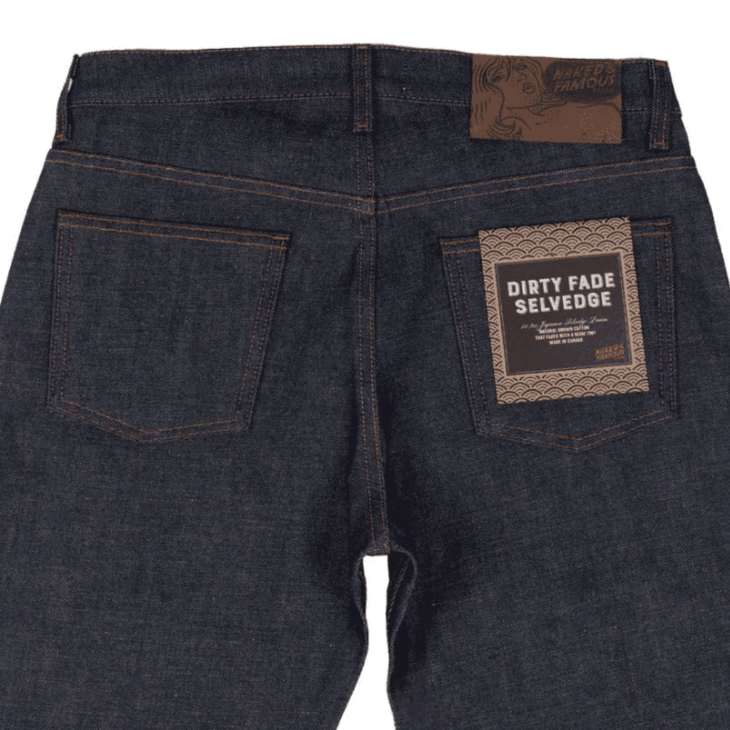 Weird Guy Dirty Fade Denim Jeans - Indigo