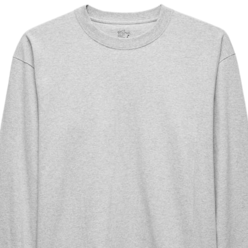 OrSlow Long Sleeve Just T-Shirt - Heather Grey