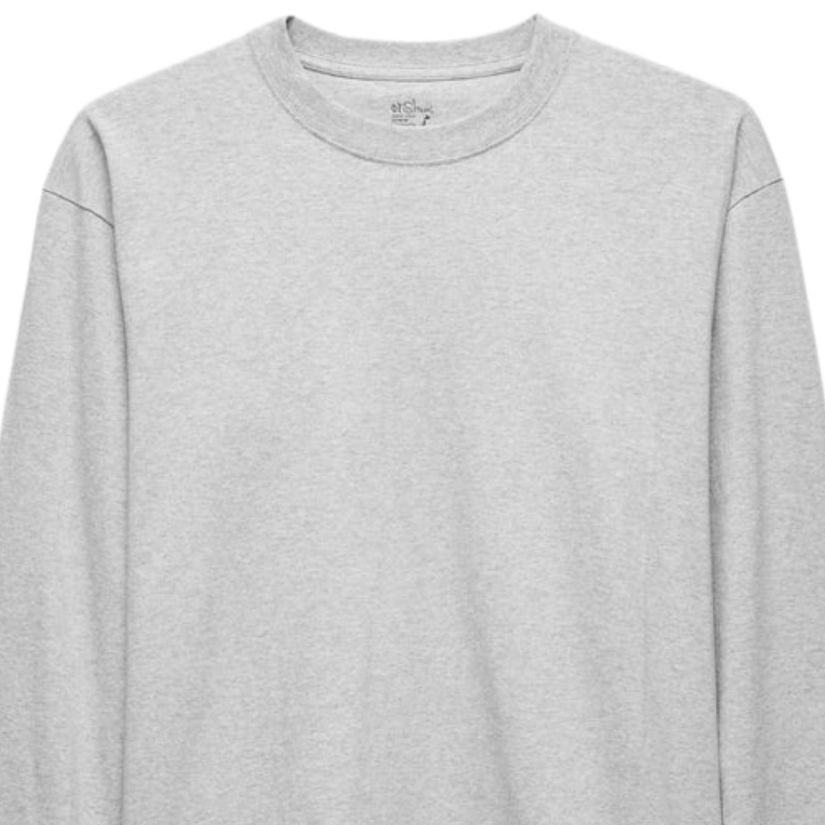 OrSlow Long Sleeve Just T-Shirt - Heather Grey