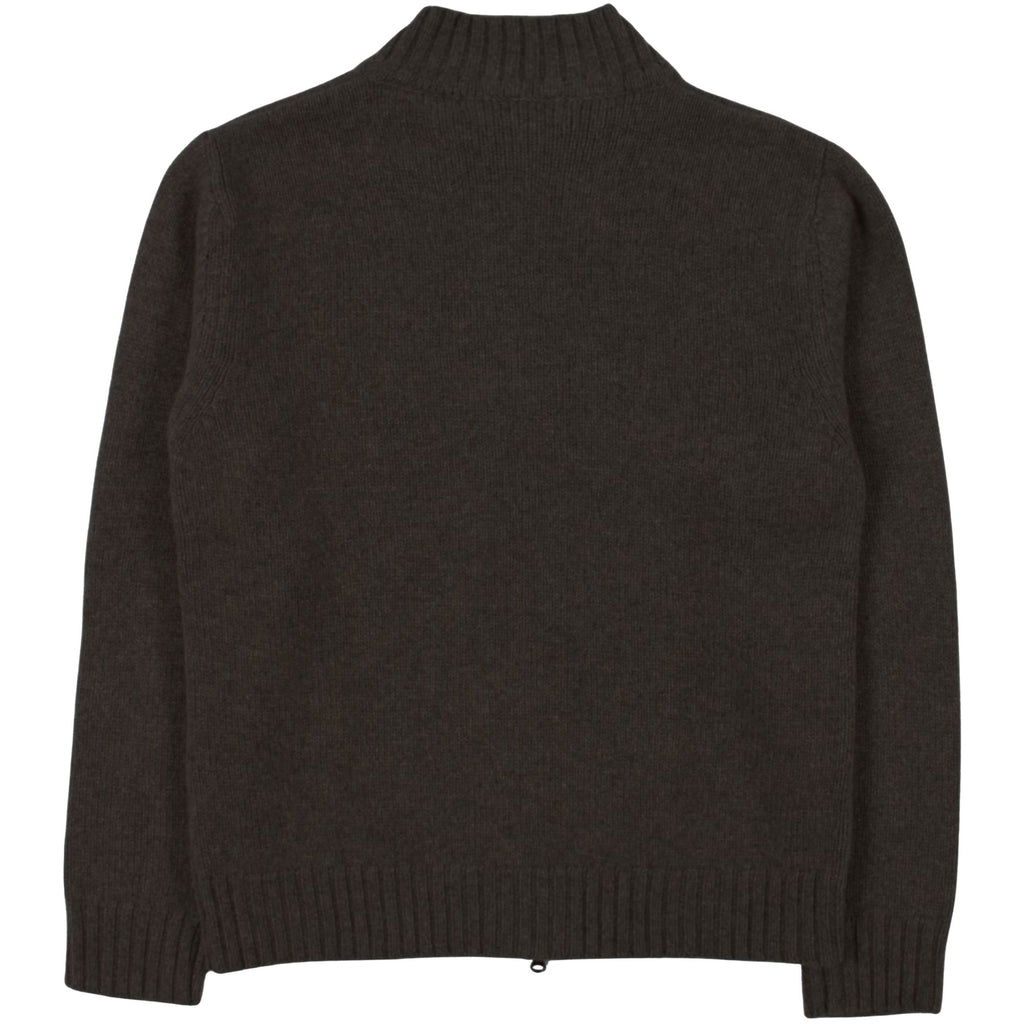 Pittari Fell Zip Cardigan - Cocoa