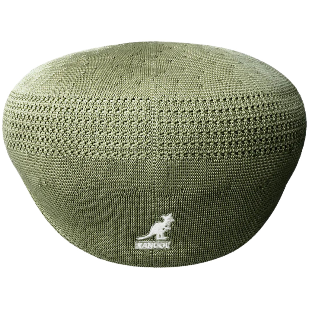 Kangol Tropic 504 Ventair Flat Cap - Oil Green