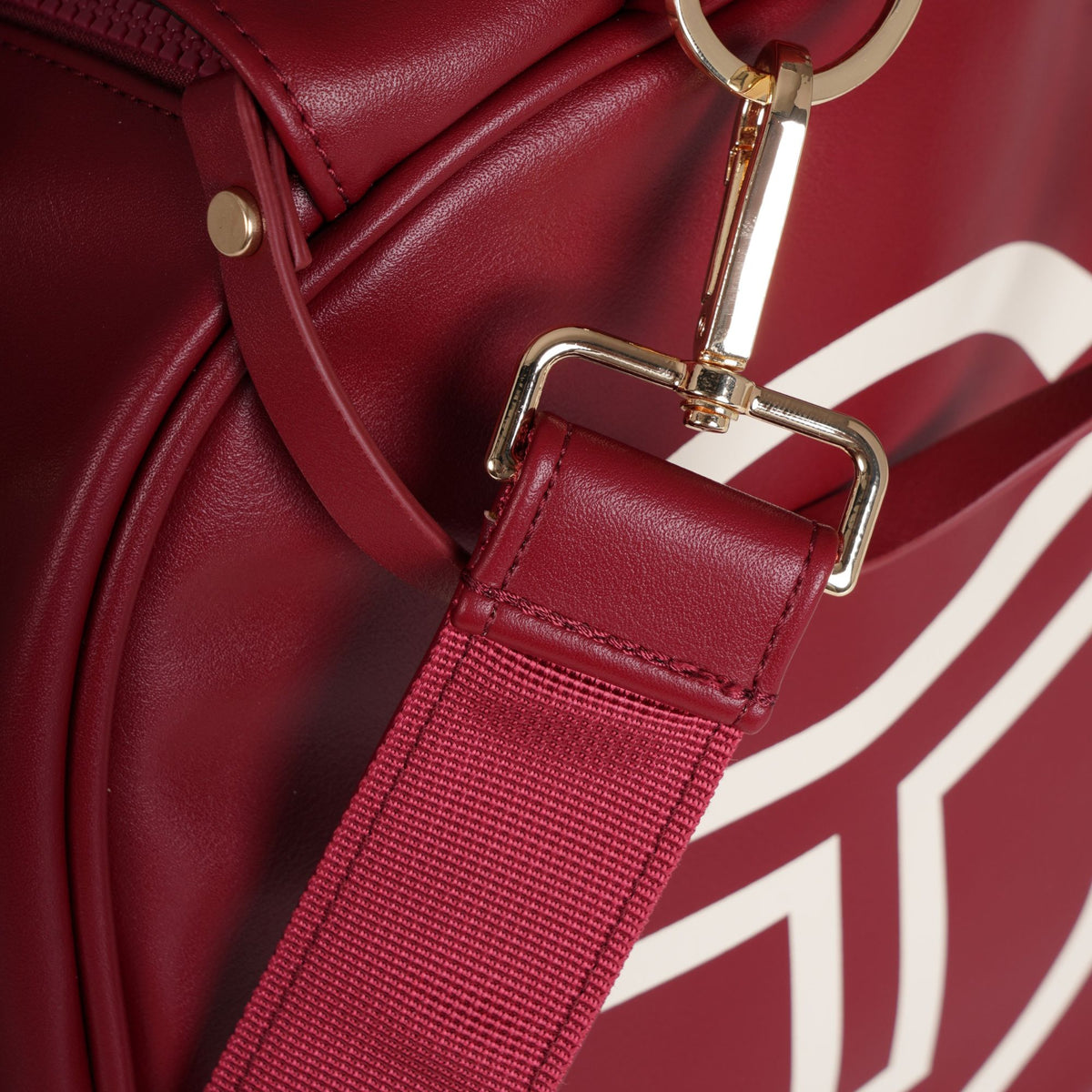 Sergio Tacchini x Stuarts x Stuarts Jorno Gym Holdall - Merlot/Buttercream