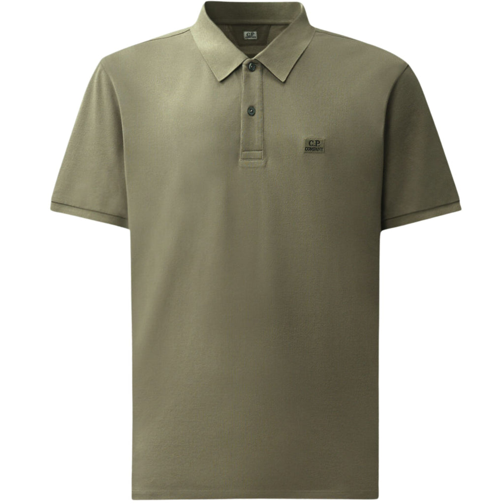 C.P Company Stretch Piquet Short Sleeve Polo - Fallen Rock