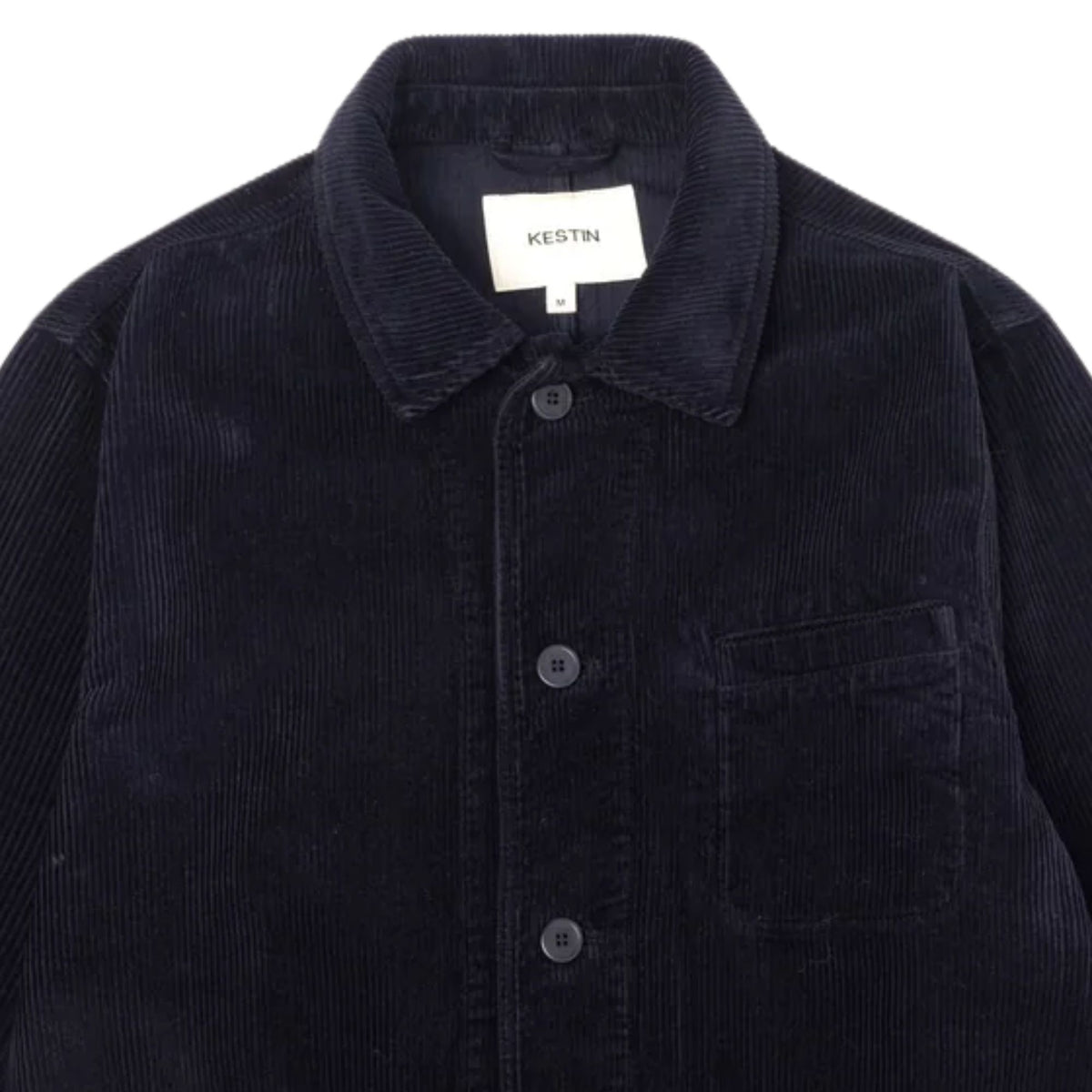 Kestin 8-Wale Organic Corduroy Huntly Jacket - Ink Navy