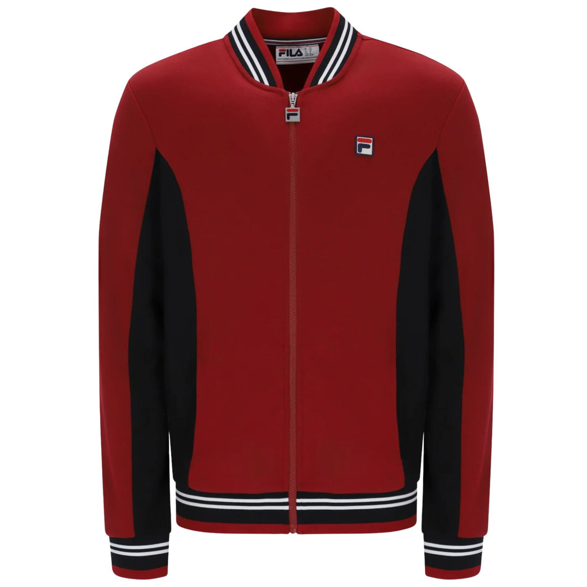 Fila Vintage Settanta Baseball Track Top - Sun Dried Tomato