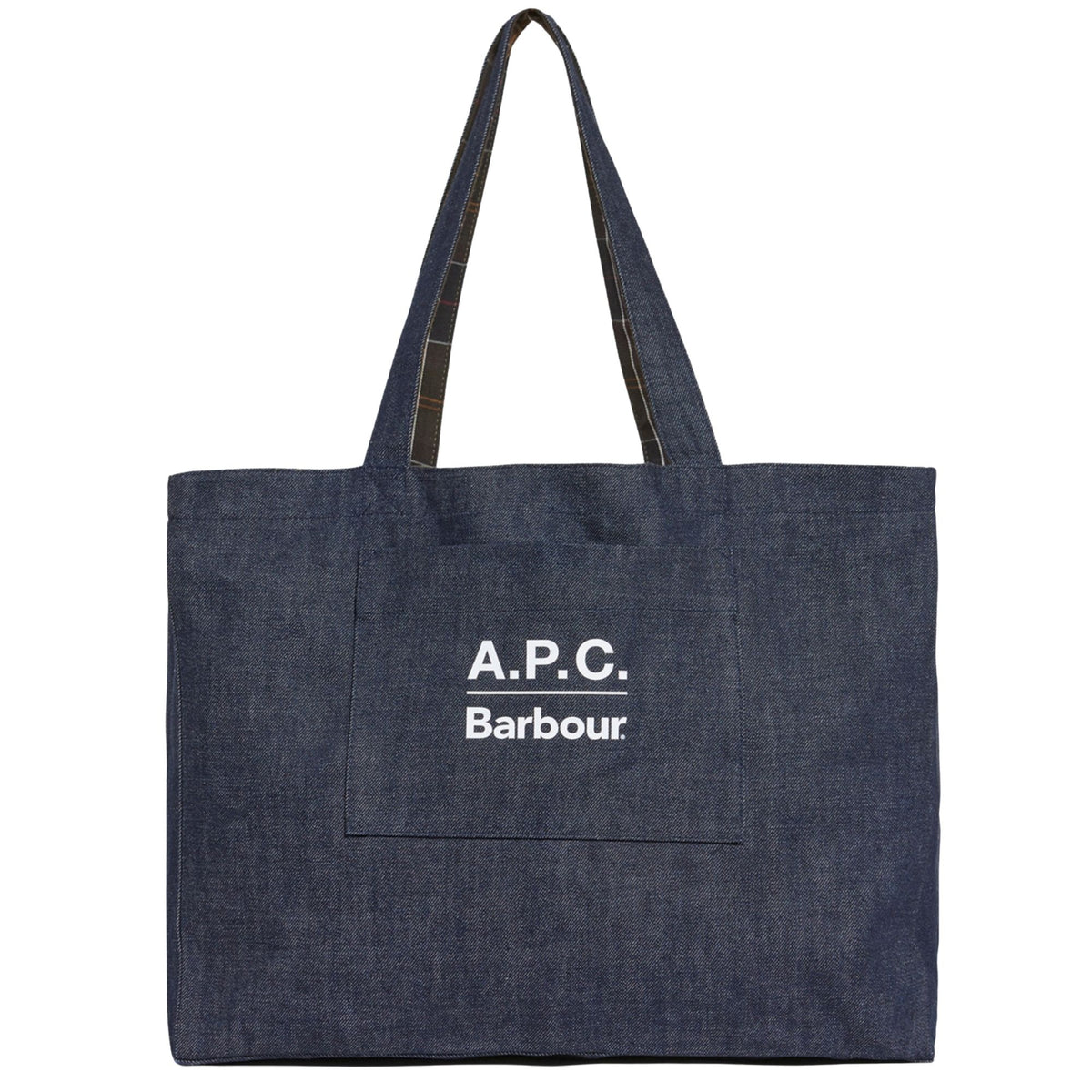 Barbour x A.P.C Denim Weekender Holdall Bag - Denim