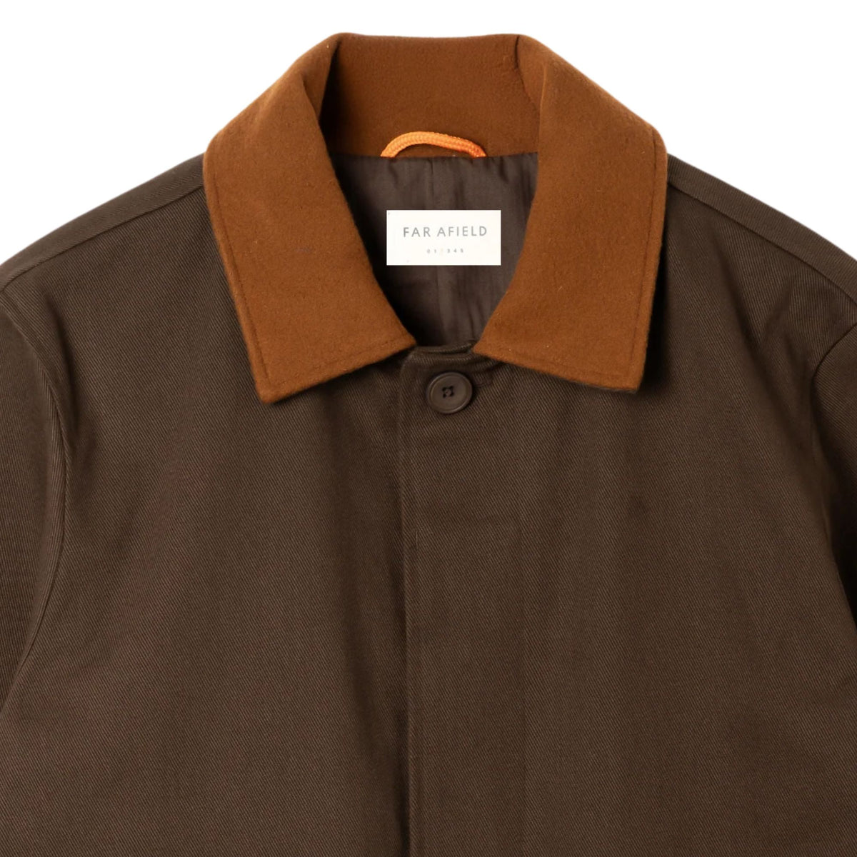 Far Afield Bellow Car Coat  - Brown