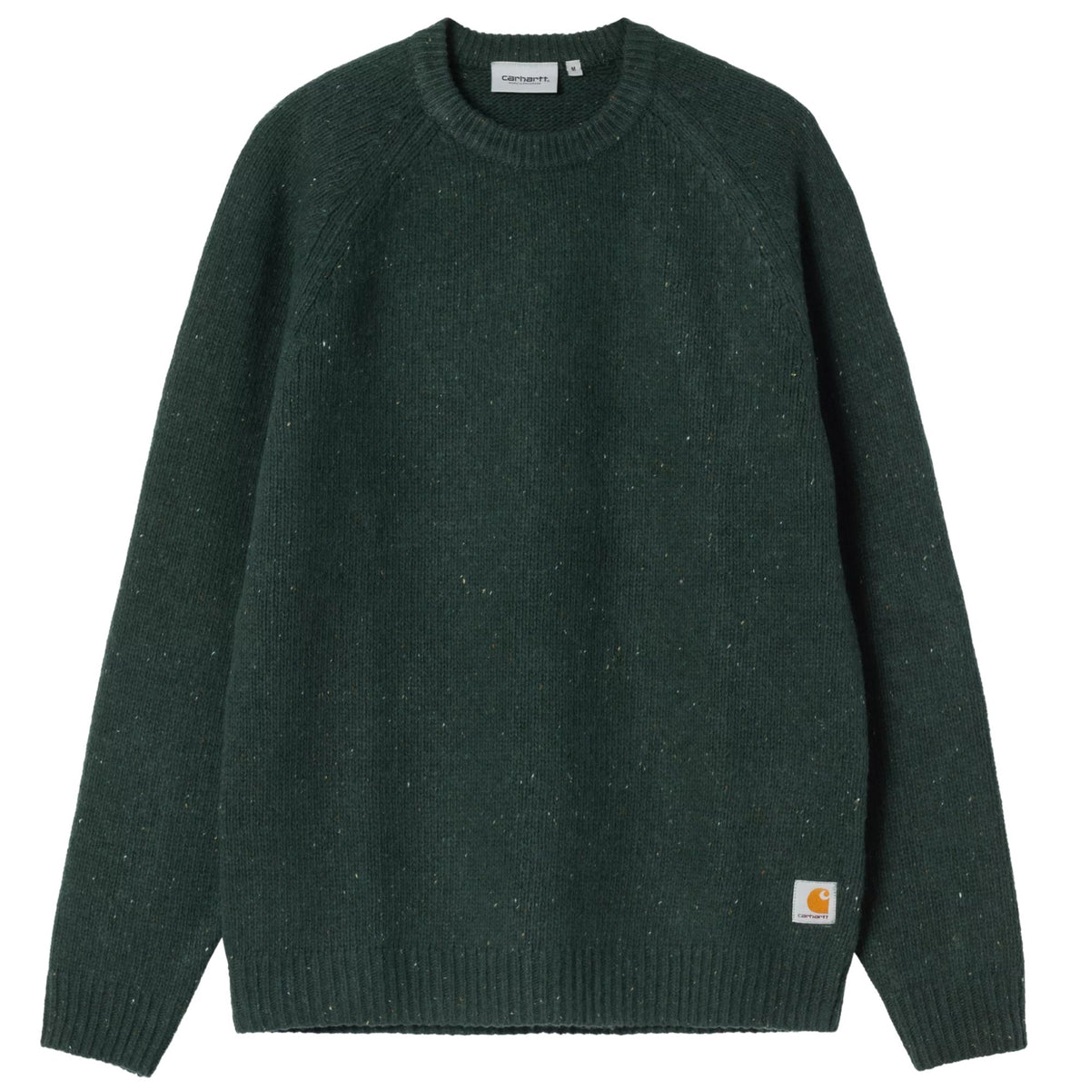 Carhartt WIP Anglistic Sweater - Speckled Dark Scarab