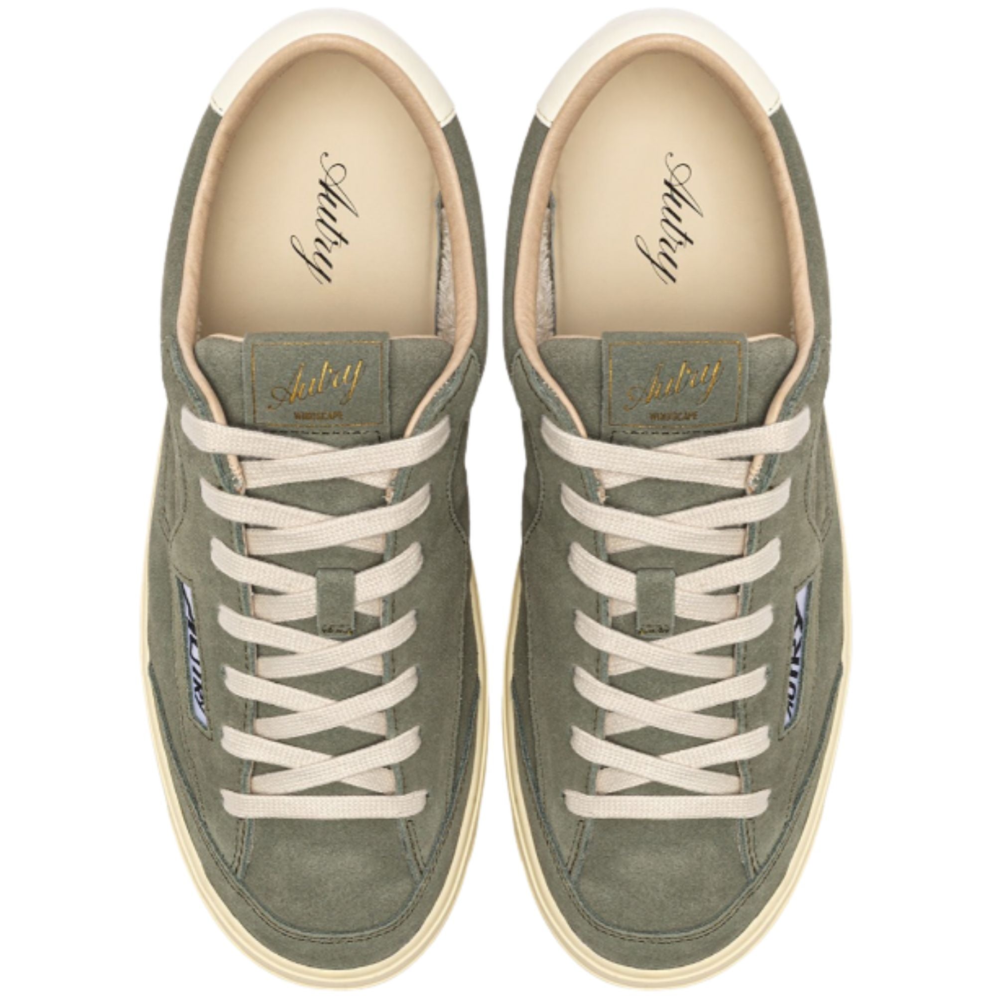 Autry Windscape Low Suede Sneakers - Green