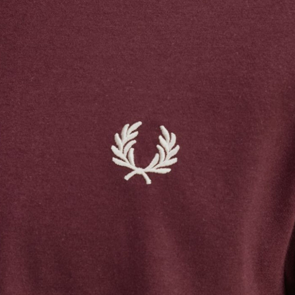 Fred Perry Twin Tipped T-Shirt - Oxblood
