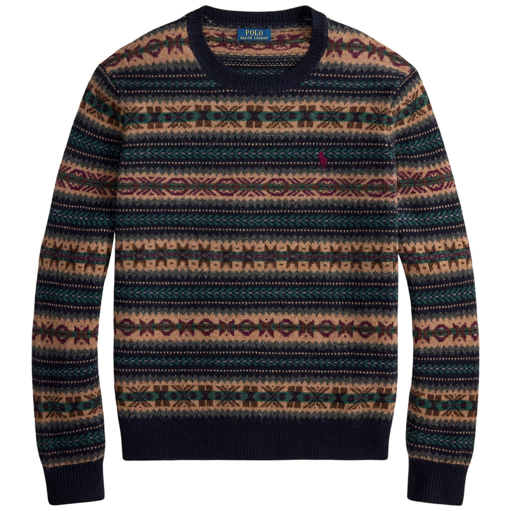 Polo Ralph Lauren Fair Isle Wool Jumper - Navy Combo