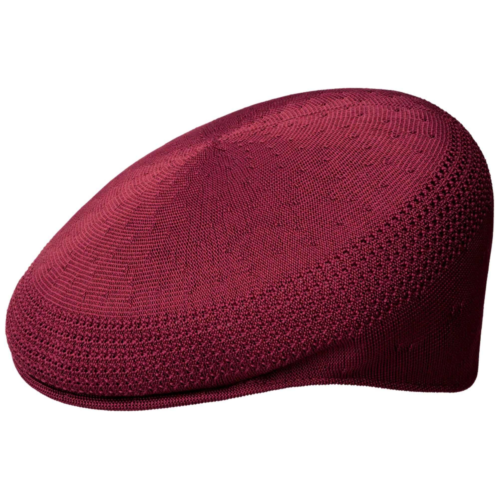Kangol Tropic 504 Ventair Flat Cap - Burgundy