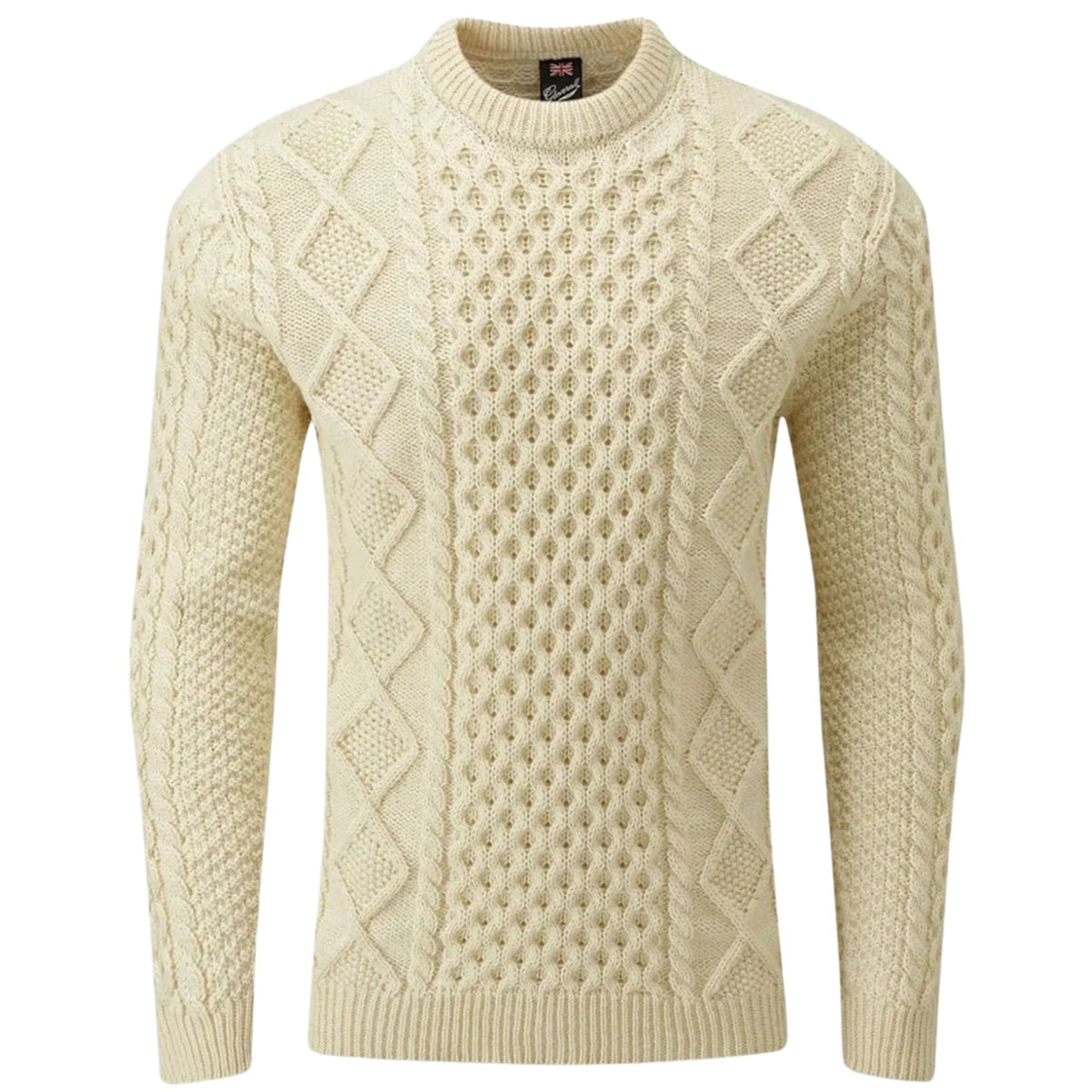 Gloverall Aran Jumper - Ecru