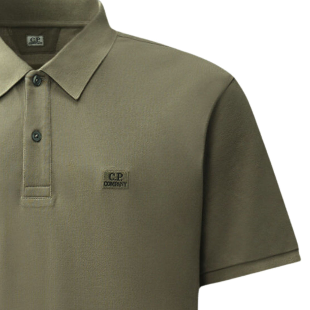 C.P Company Stretch Piquet Short Sleeve Polo - Fallen Rock