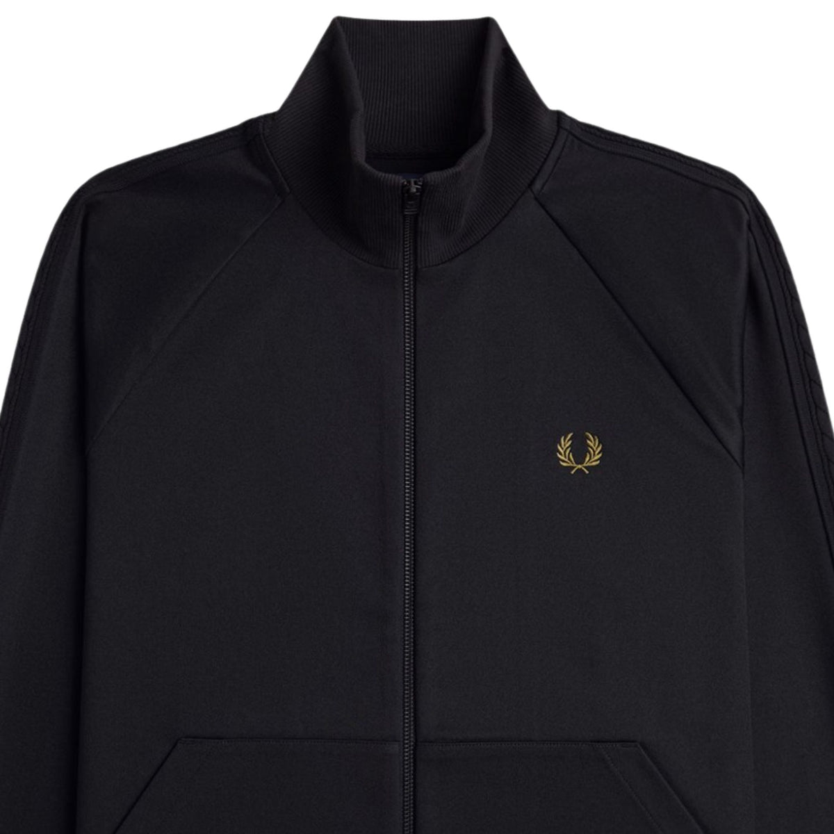 Fred Perry Cable Tape Track Jacket - Black