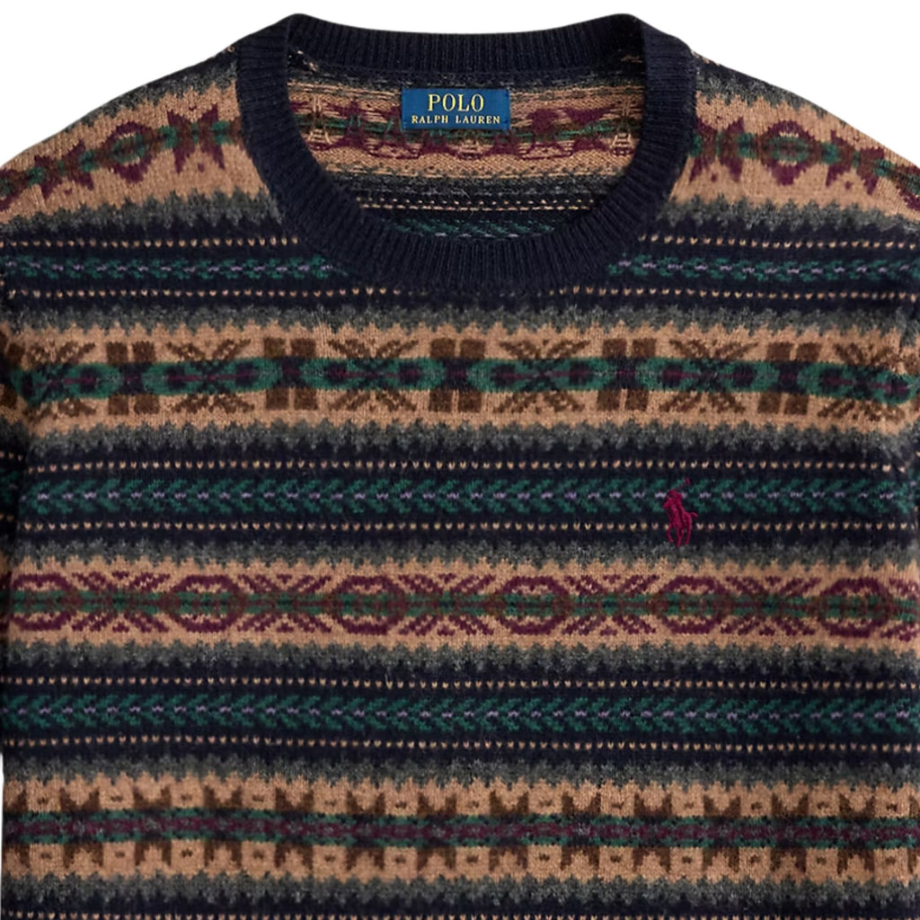 Polo Ralph Lauren Fair Isle Wool Jumper - Navy Combo