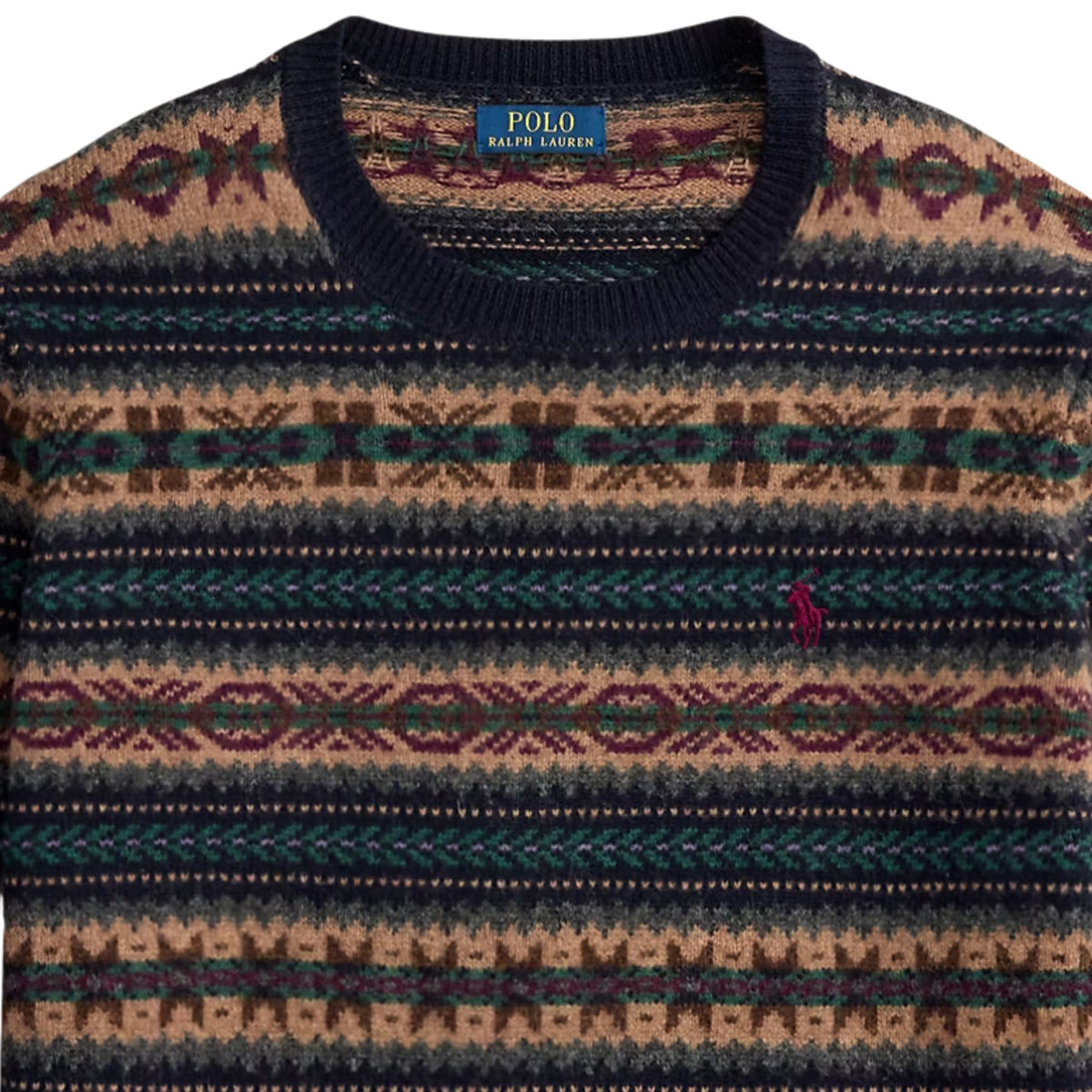 Polo Ralph Lauren Fair Isle Wool Jumper - Navy Combo