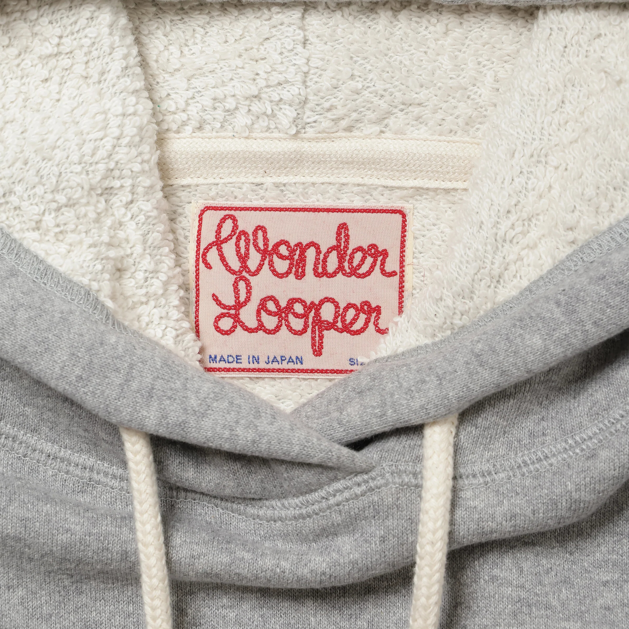 Pullover Hoodie Super Looper French Terry - Heather Grey