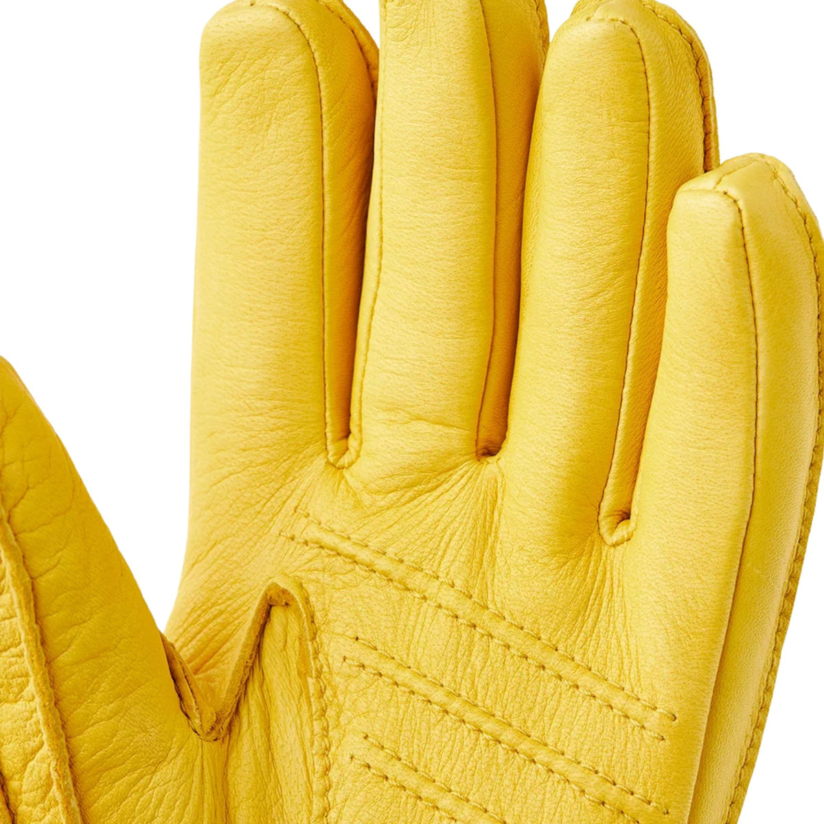 Hestra Deerskin Primaloft Rib Gloves - Yellow