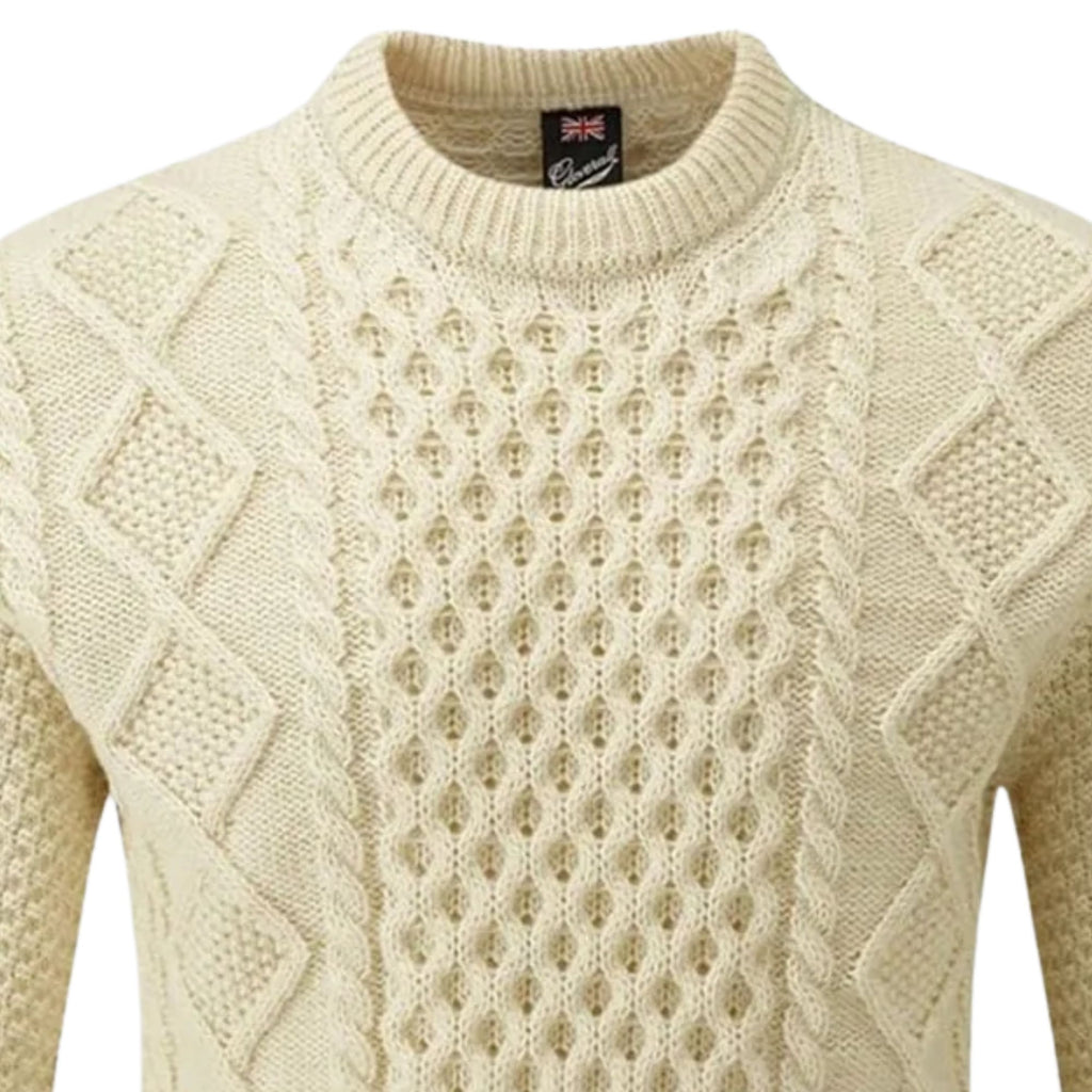 Gloverall Aran Jumper - Ecru