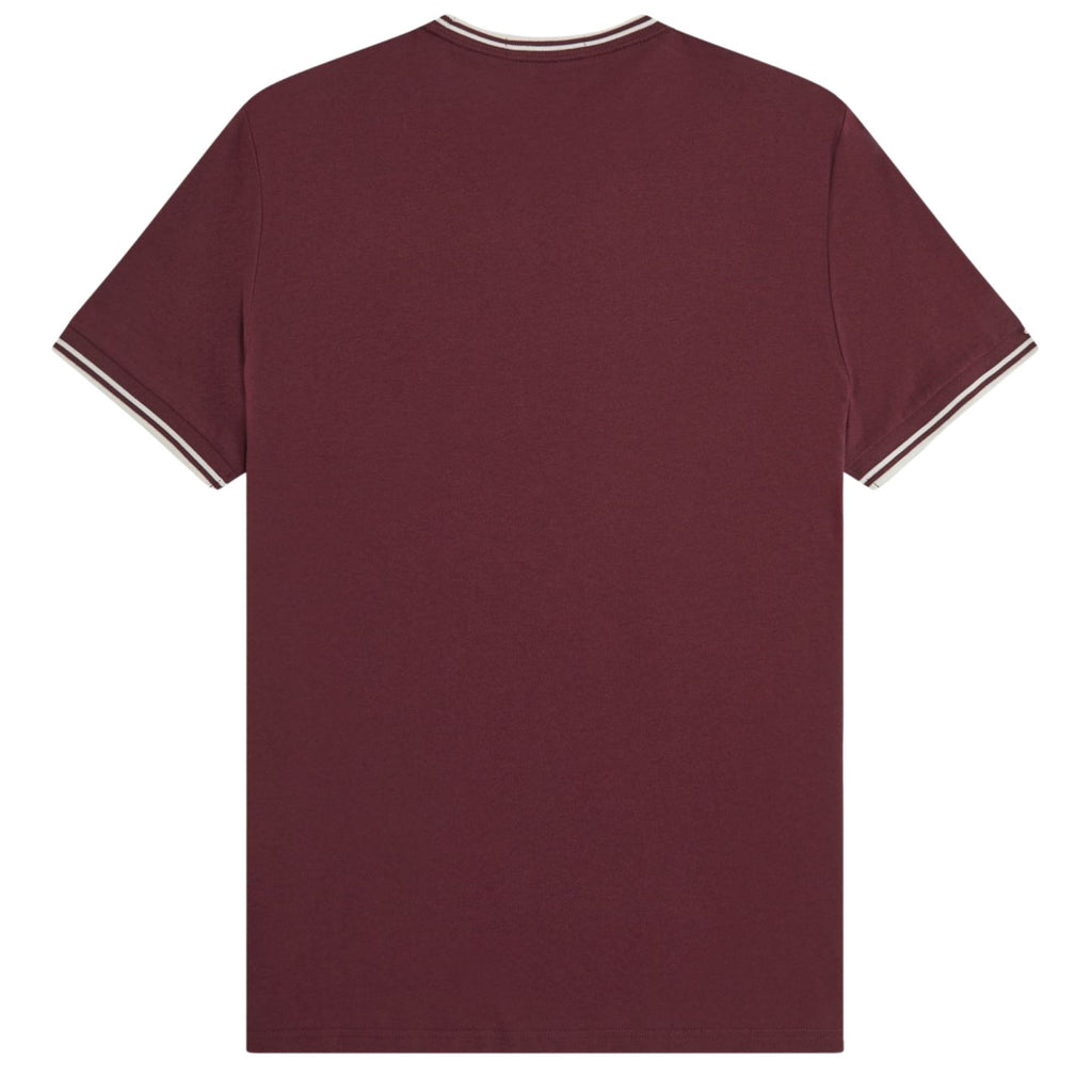 Fred Perry Twin Tipped T-Shirt - Oxblood