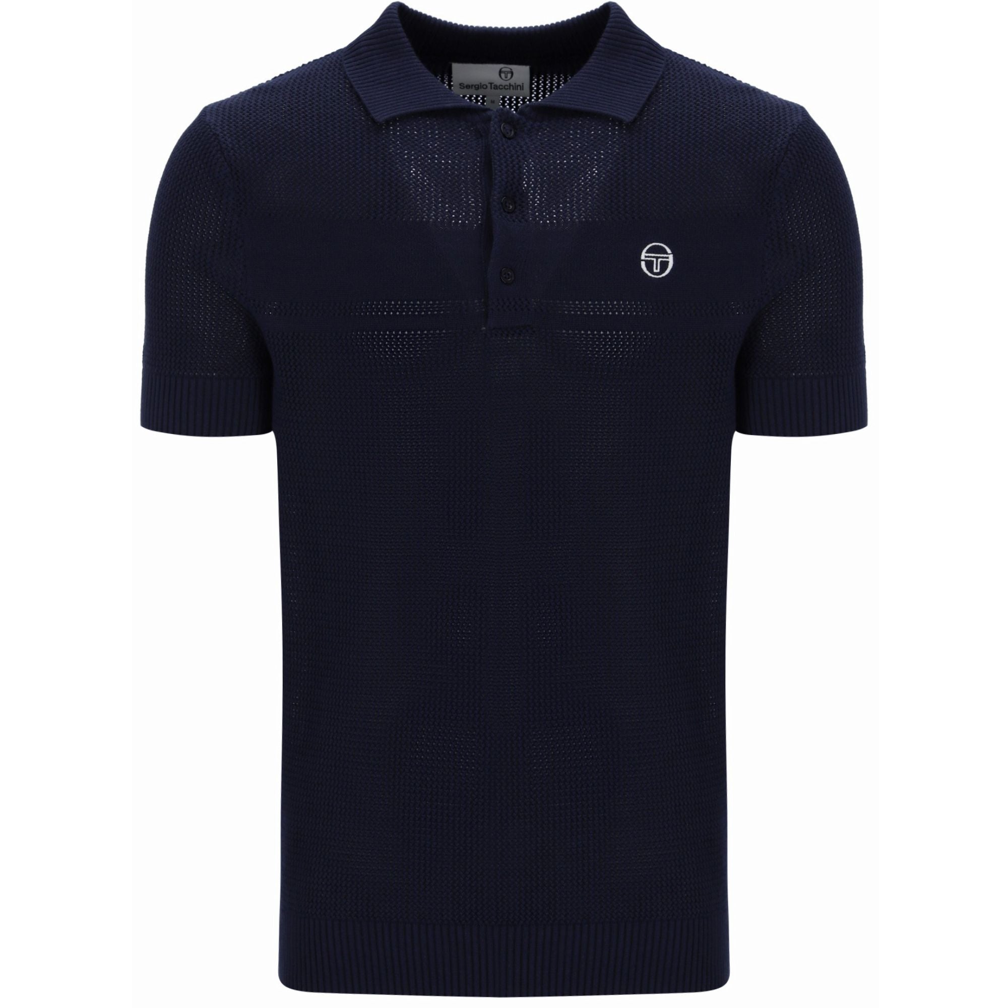 Sabino Knit Polo Shirt - Maritime