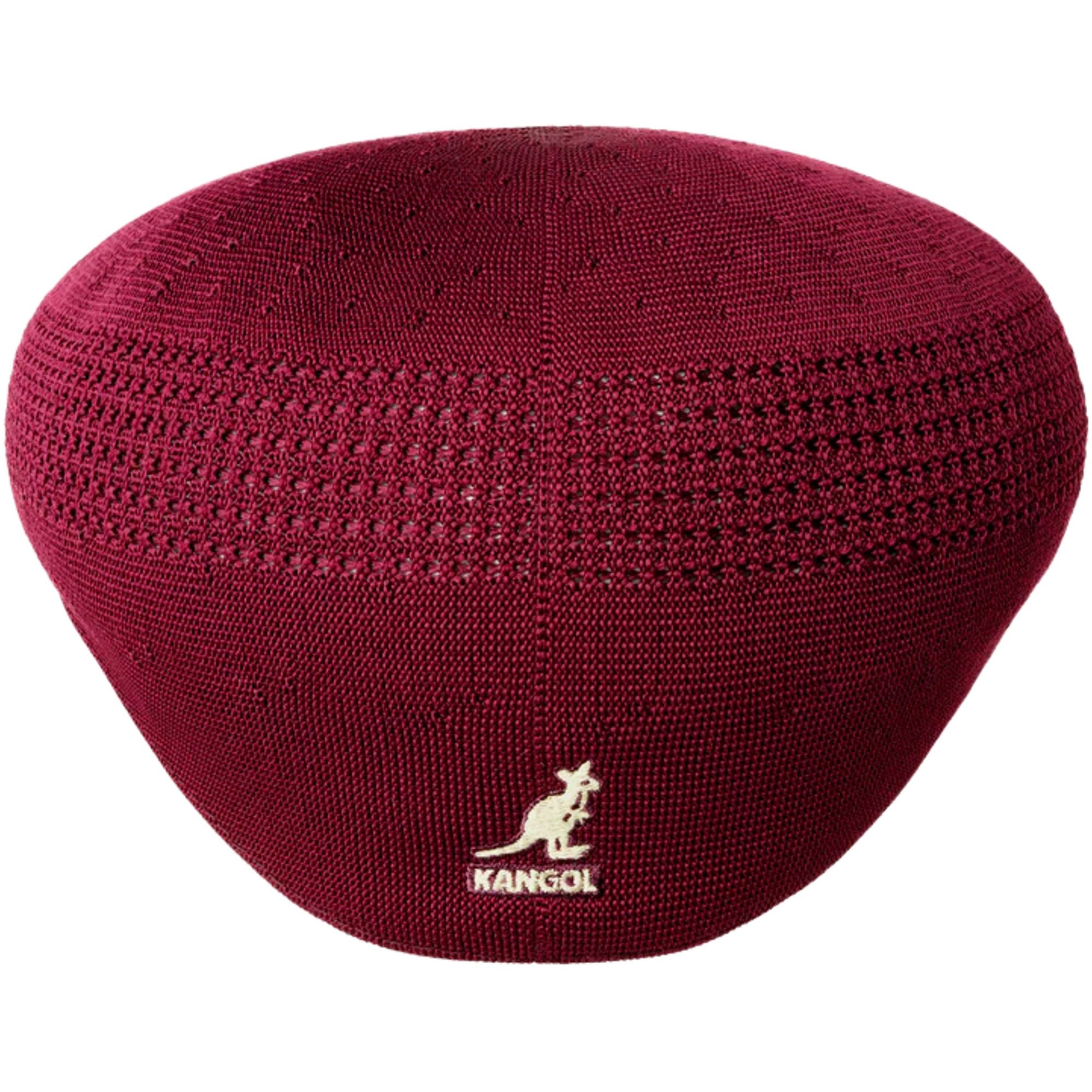 Kangol Tropic 504 Ventair Flat Cap - Burgundy