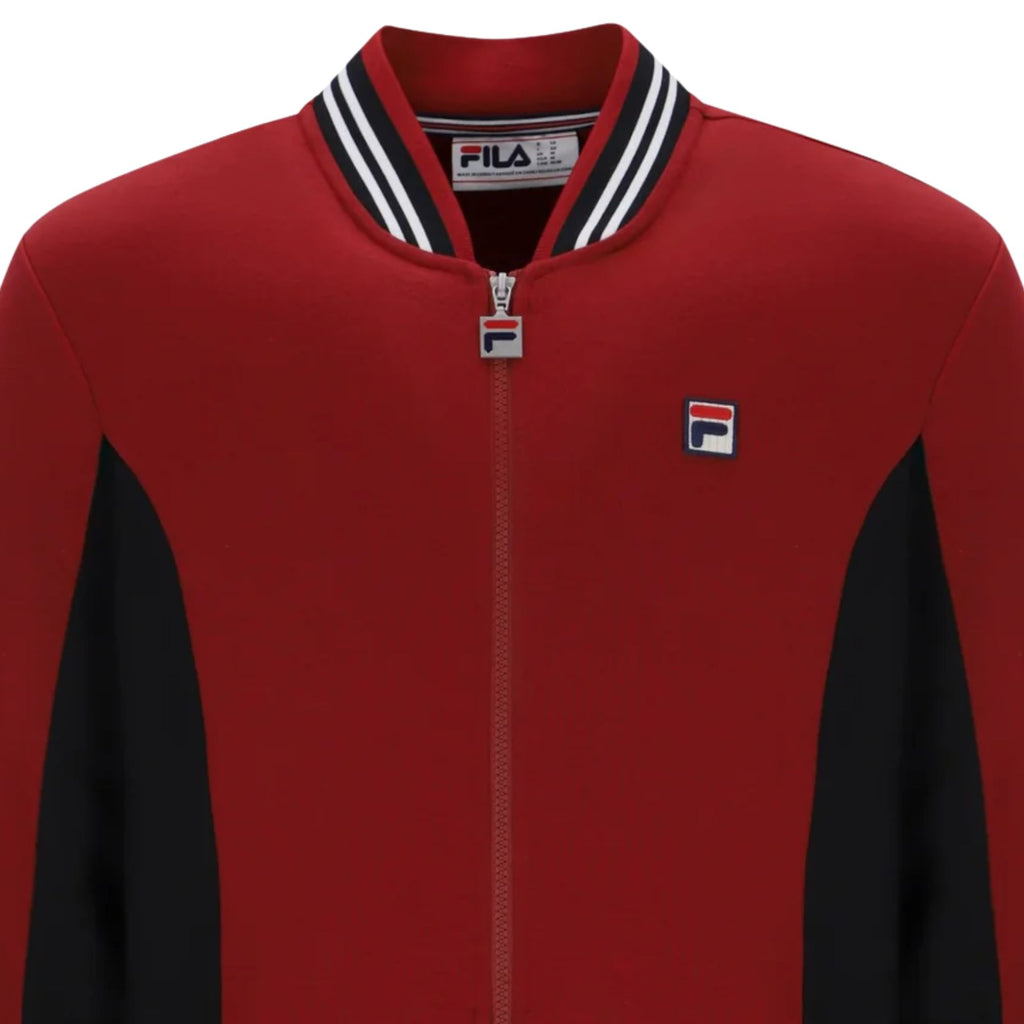 Fila Vintage Settanta Baseball Track Top - Sun Dried Tomato