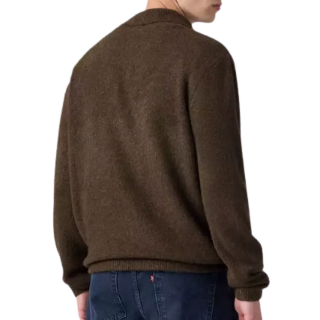 Levi's® Boulder Quarter-zip Sweater - Fudge