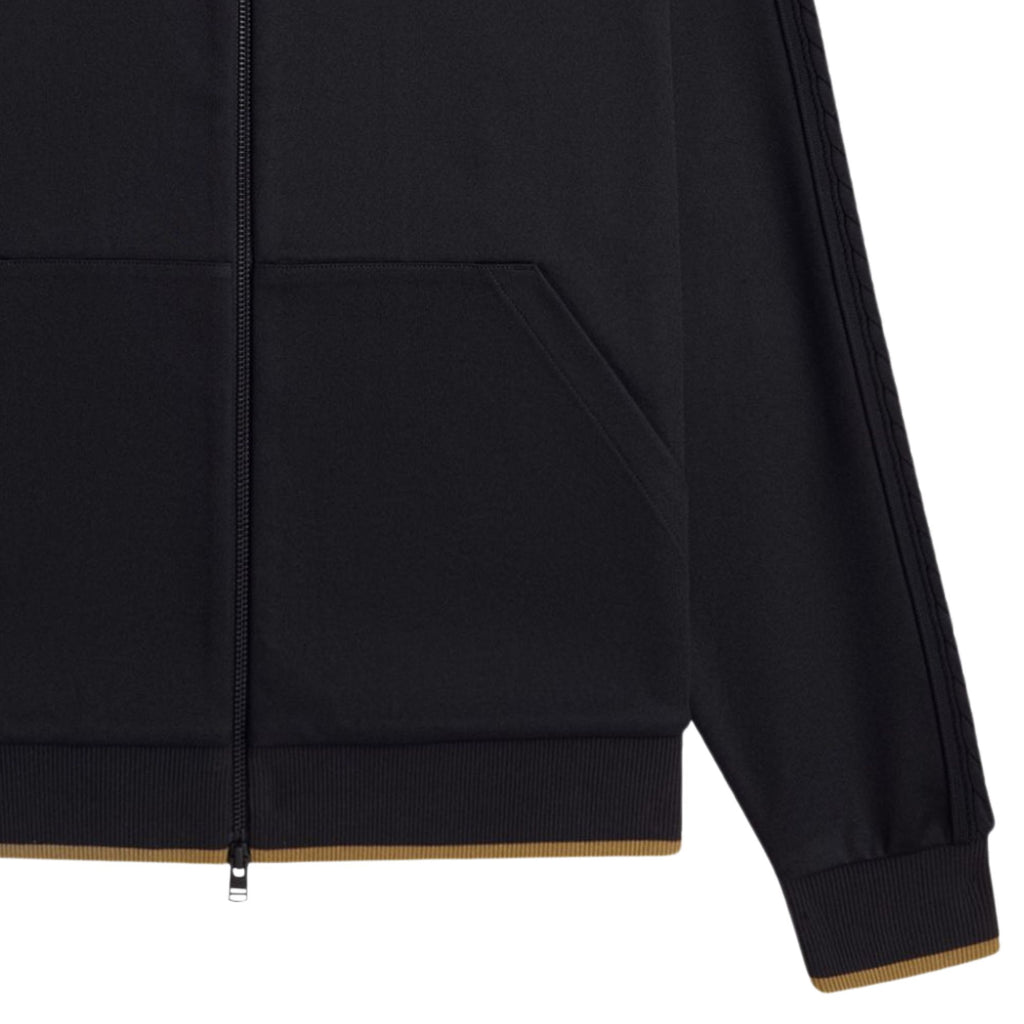 Fred Perry Cable Tape Track Jacket - Black