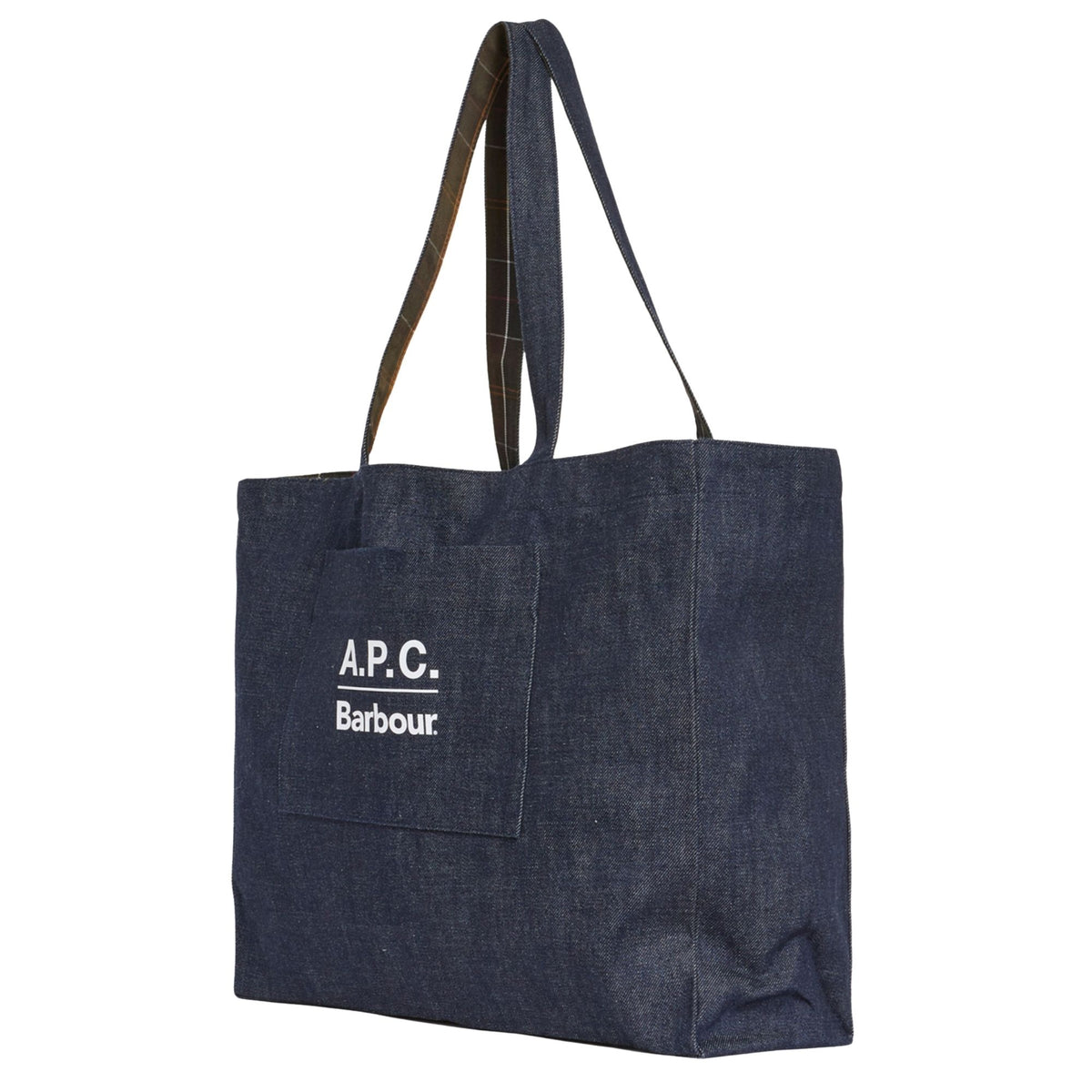 Barbour x A.P.C Denim Weekender Holdall Bag - Denim