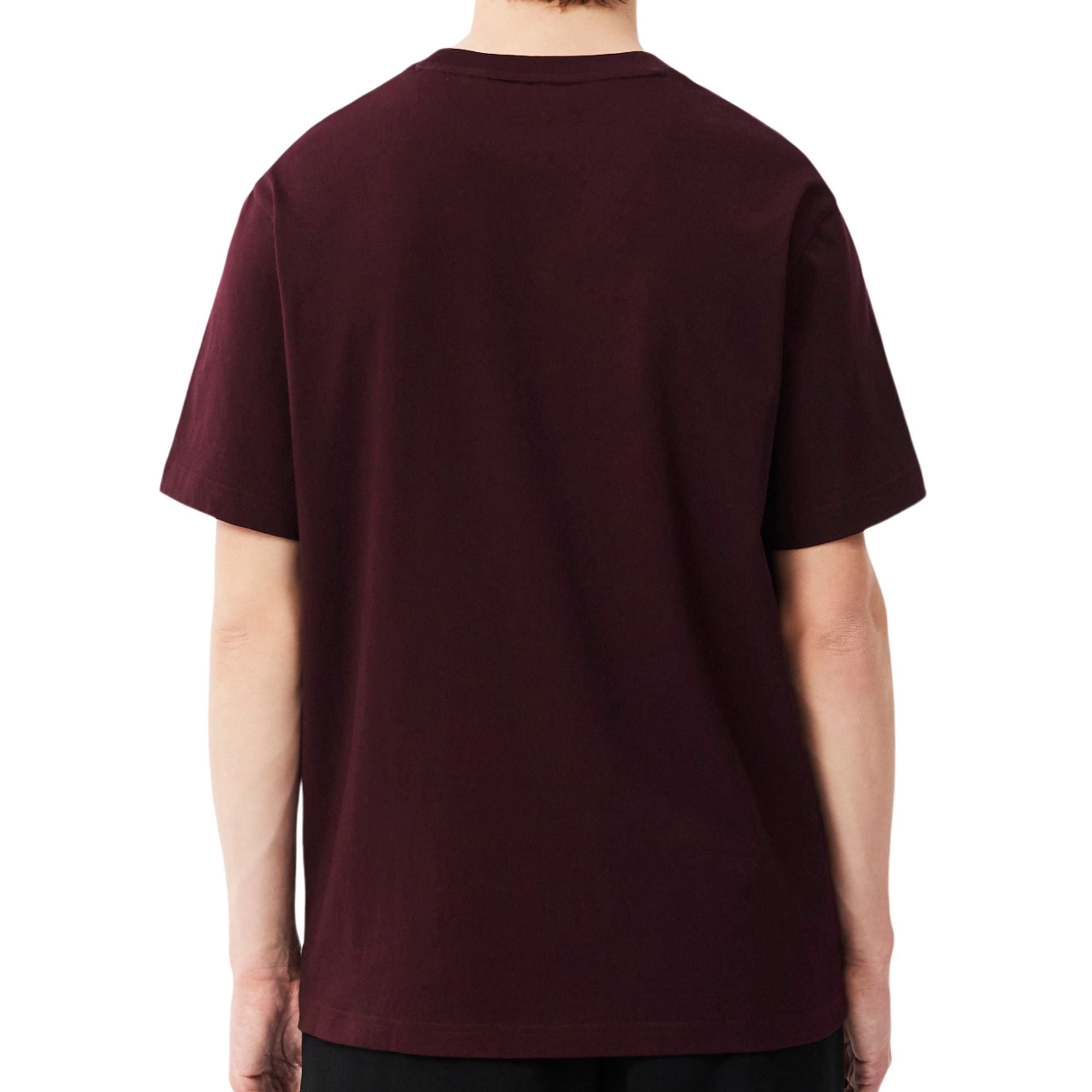 Lacoste Cotton T-Shirt - Dark Burgundy
