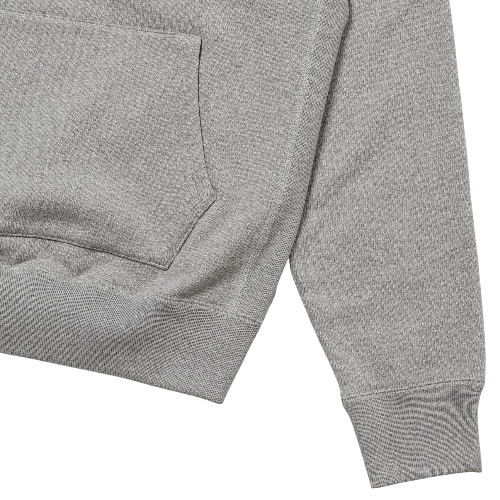 Pullover Hoodie Super Looper French Terry - Heather Grey