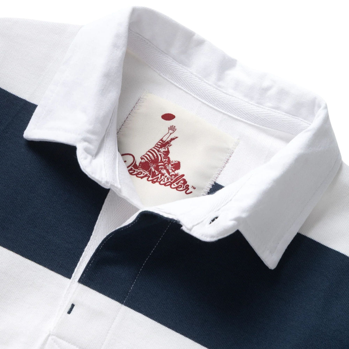 Opensider Classic Rugby Shirt - Blue Wide-Stripe