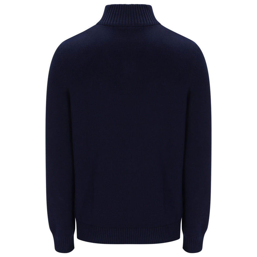 Sergio Tacchini New Dallas 1/4 Zip Knitted Top - Maritime Dallas/Peyote