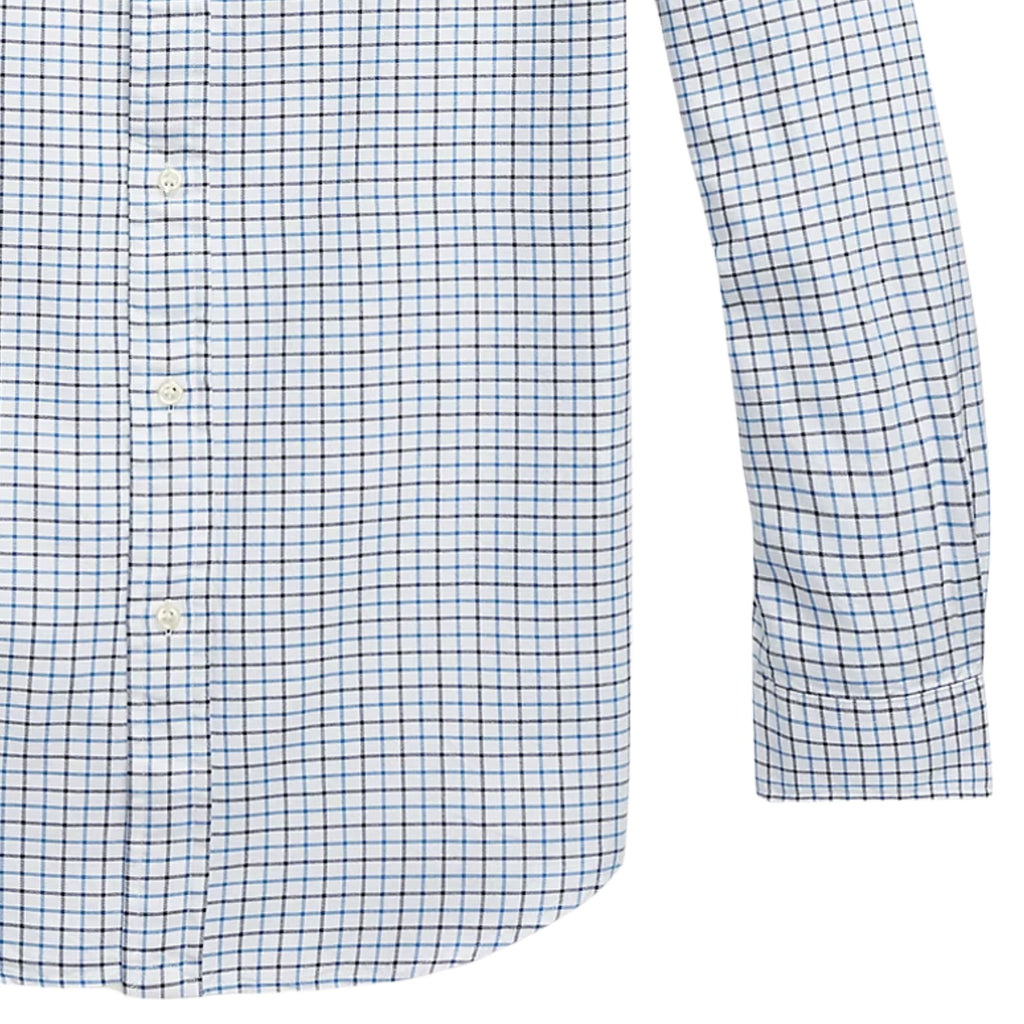 Polo Ralph Lauren Custom Fit Tattersall Oxford Shirt - White/Blue Multi