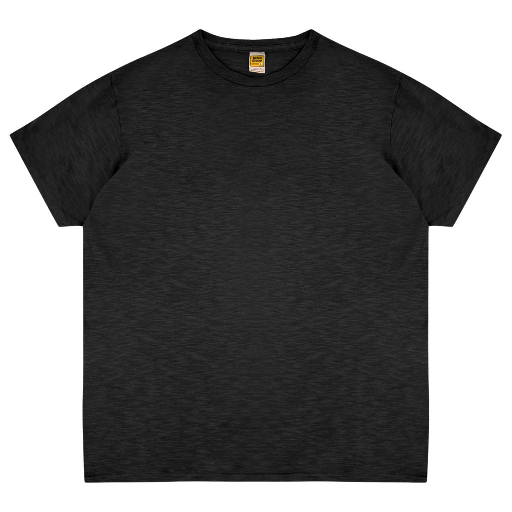 Velva Sheen Rolled Short Sleeve Crew Neck T-Shirt - Black